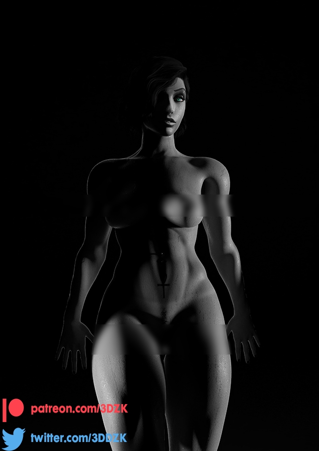 Pharah s photoshoot Pharah Big Tits Big Ass Perfect Body Looking At Viewer Black And White Photoshoot Abs Muscles Sweaty 3