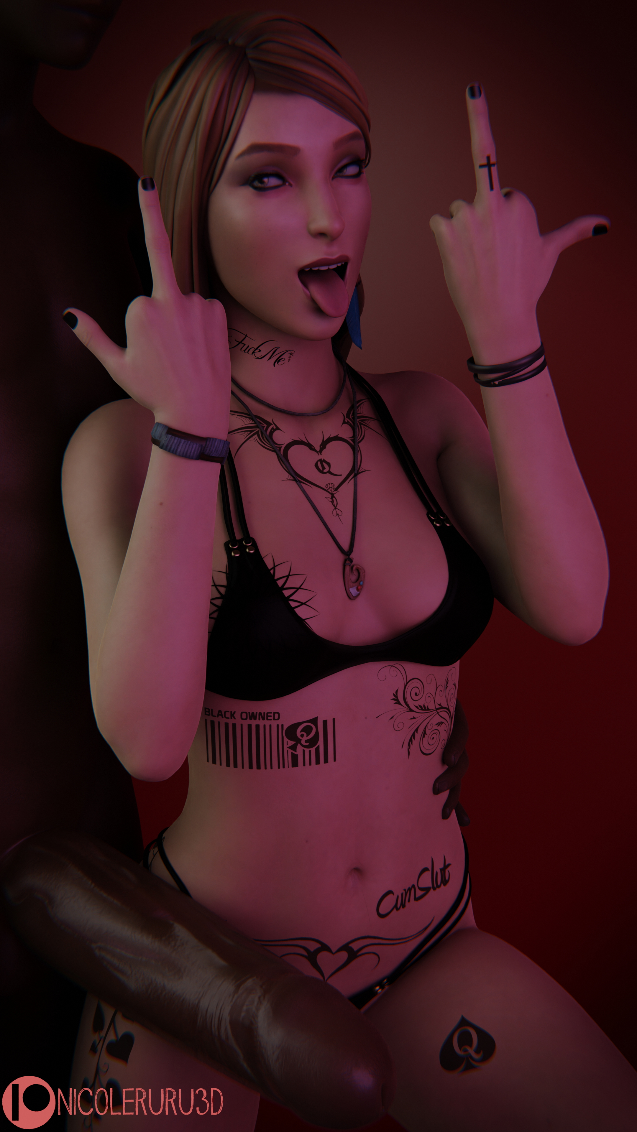 Rachel Amber Blacked (Full Set) Rachel Amber Life Is Strange Queen Of Blades Queen's Blade Black Cock Blacked Black Black Dude Black Panties Tattoo Tattoos Womb Tattoo Patreon 2