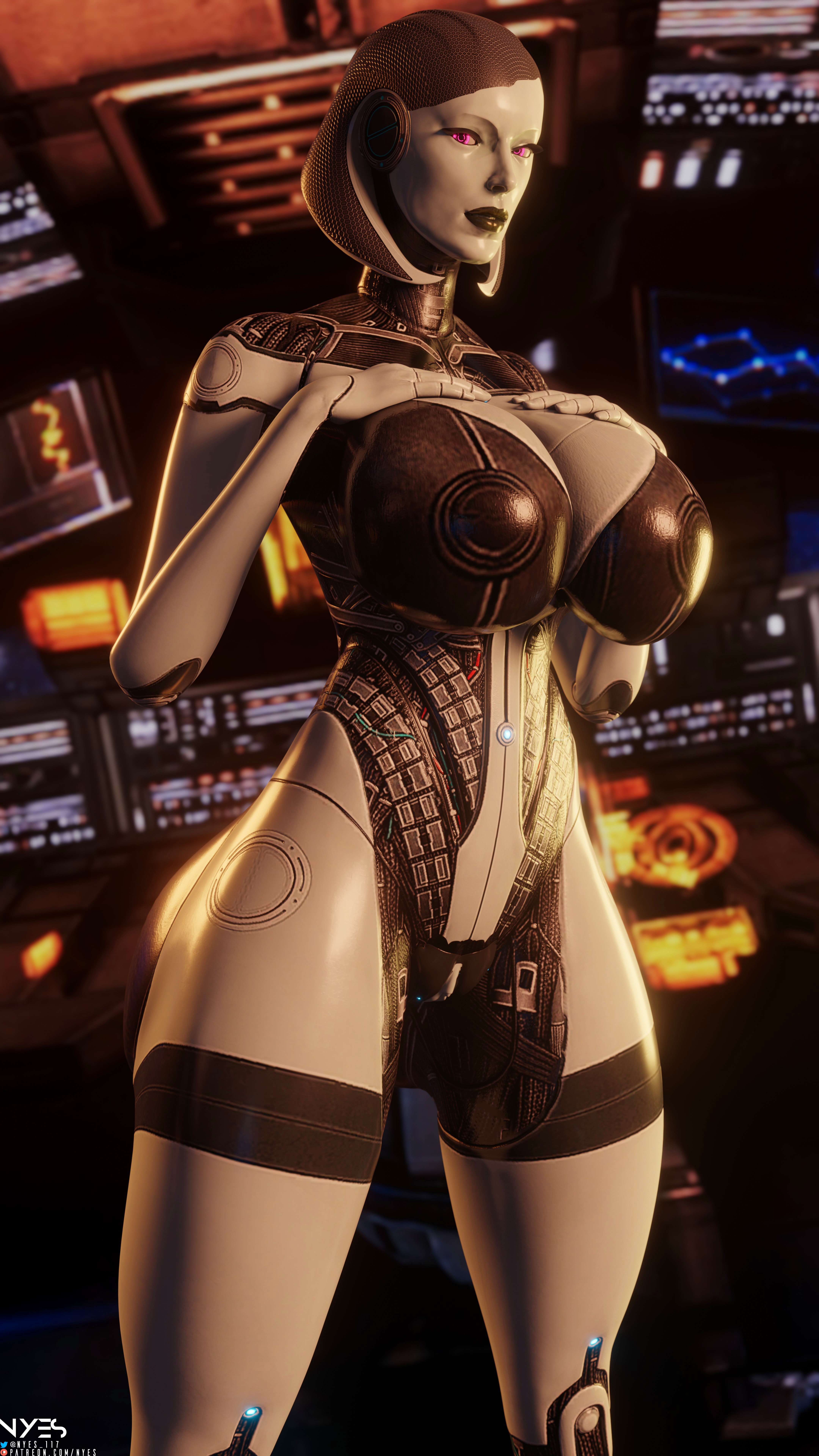 EDI (8K) Mass Effect Edi Big Tits Big Ass Pinup Big Breasts