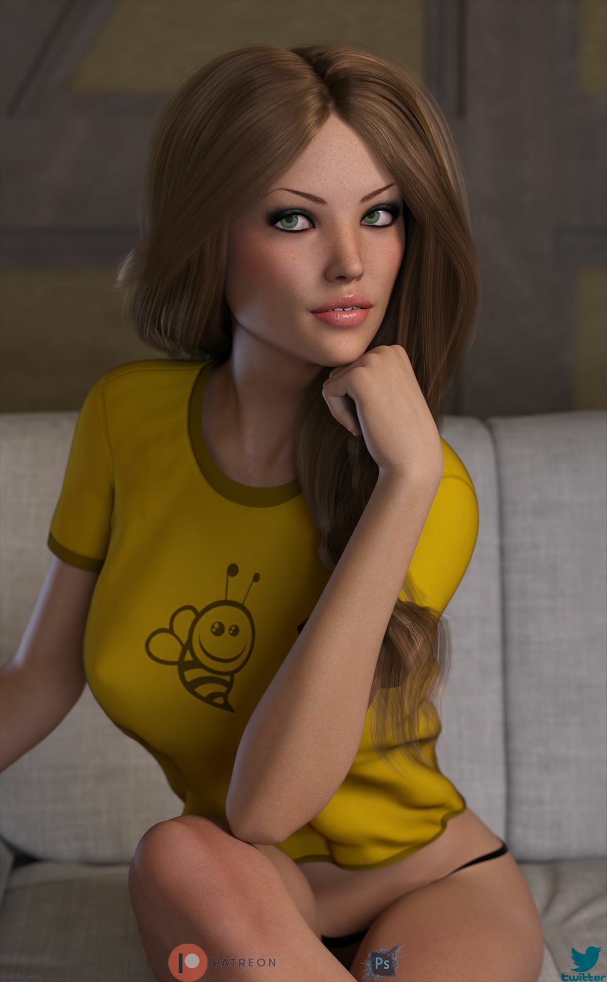 tomySTYLEs Georgia - LucyBee  3d Girl 3dnsfw Nude Nsfw 2