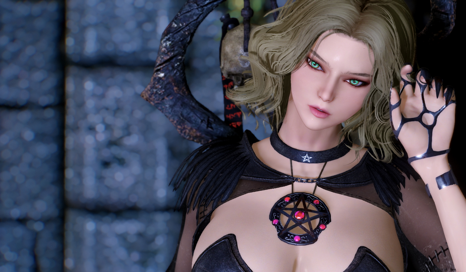 skyrim horny face Skyrim Naked Half Naked Sexy Horny Face Sfw 3d Porn