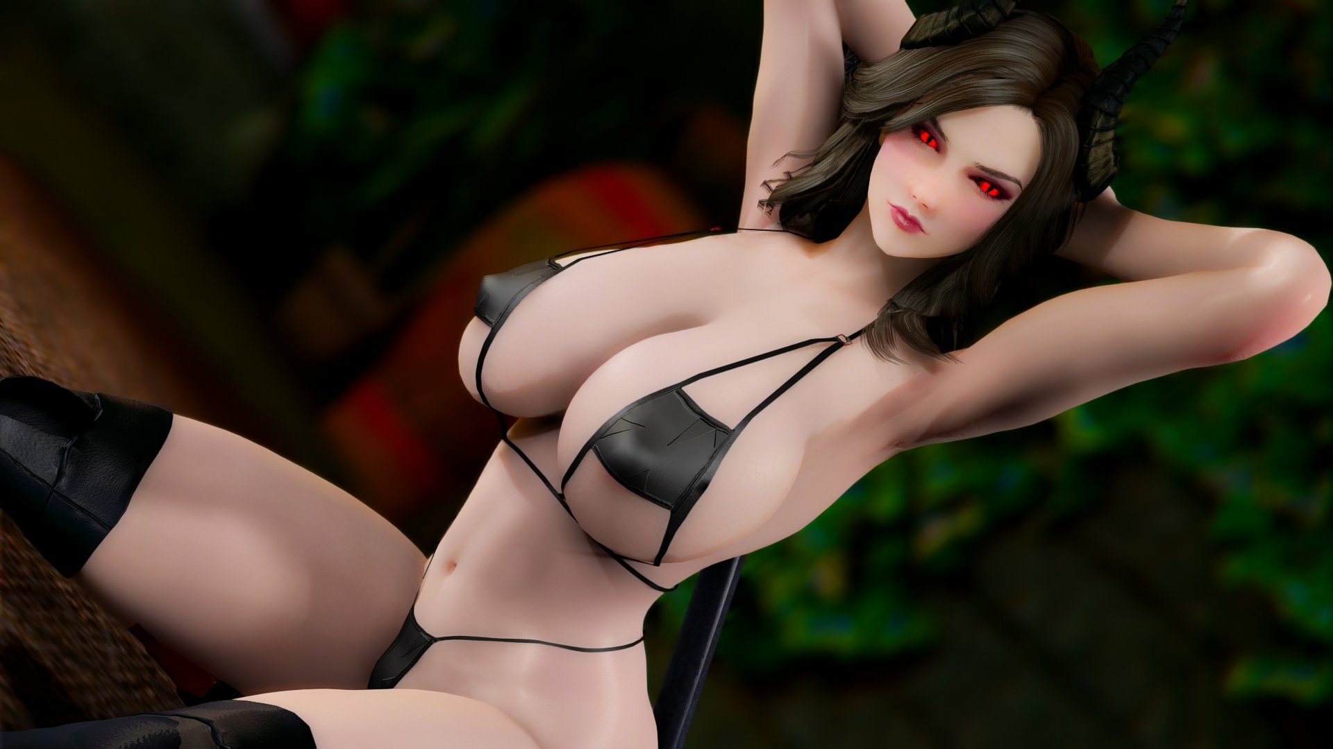 skyrim boobs nipples Skyrim Big Ass Ass Big Tits Horny Face Sexy Mod Panties Lingerie Bikini Nsfw 3d Porn 4