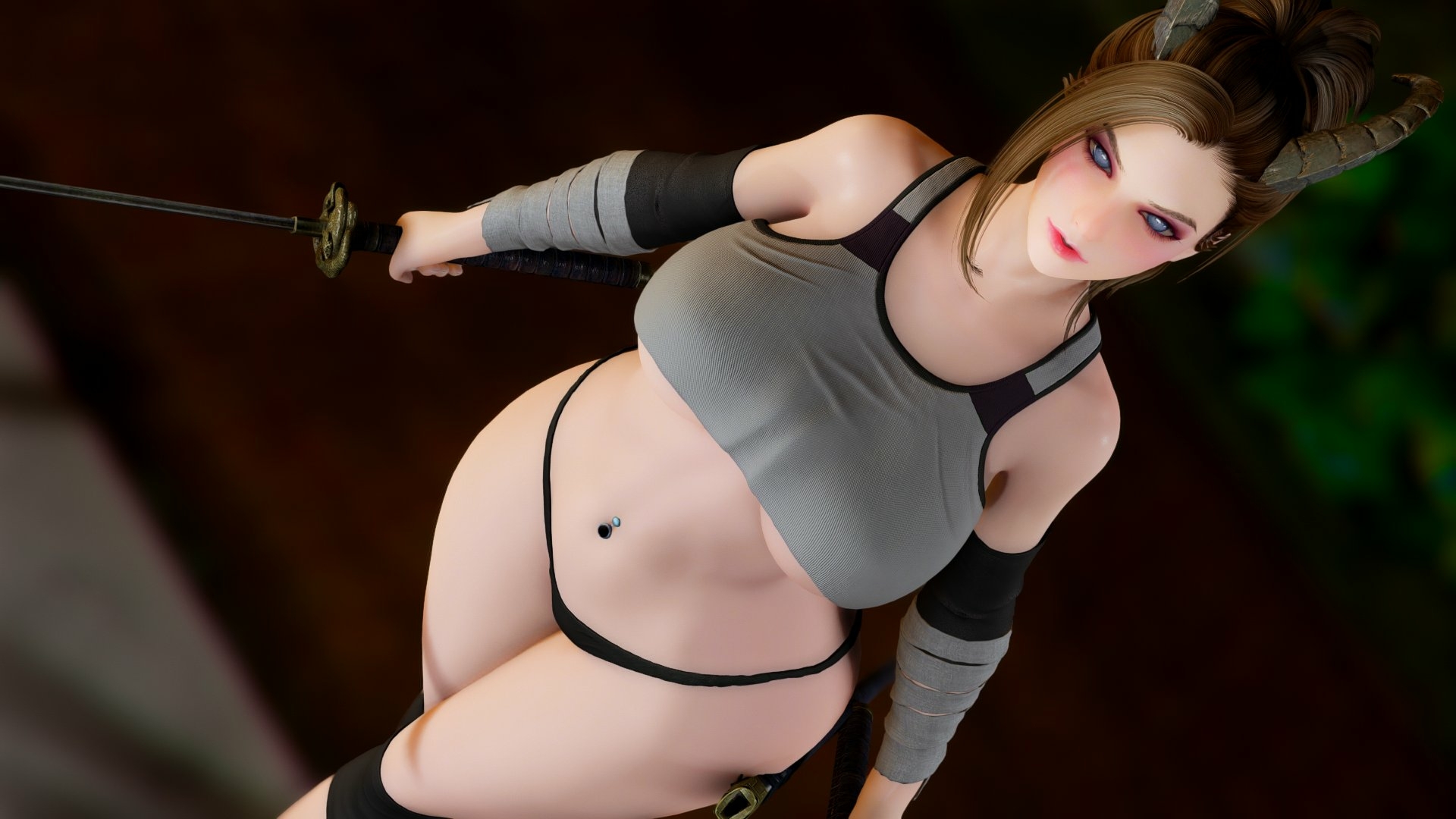 cute upper view Skyrim Big Ass Ass Lingerie Bikini Horny Face Mod Sexy Boobs 3d Porn