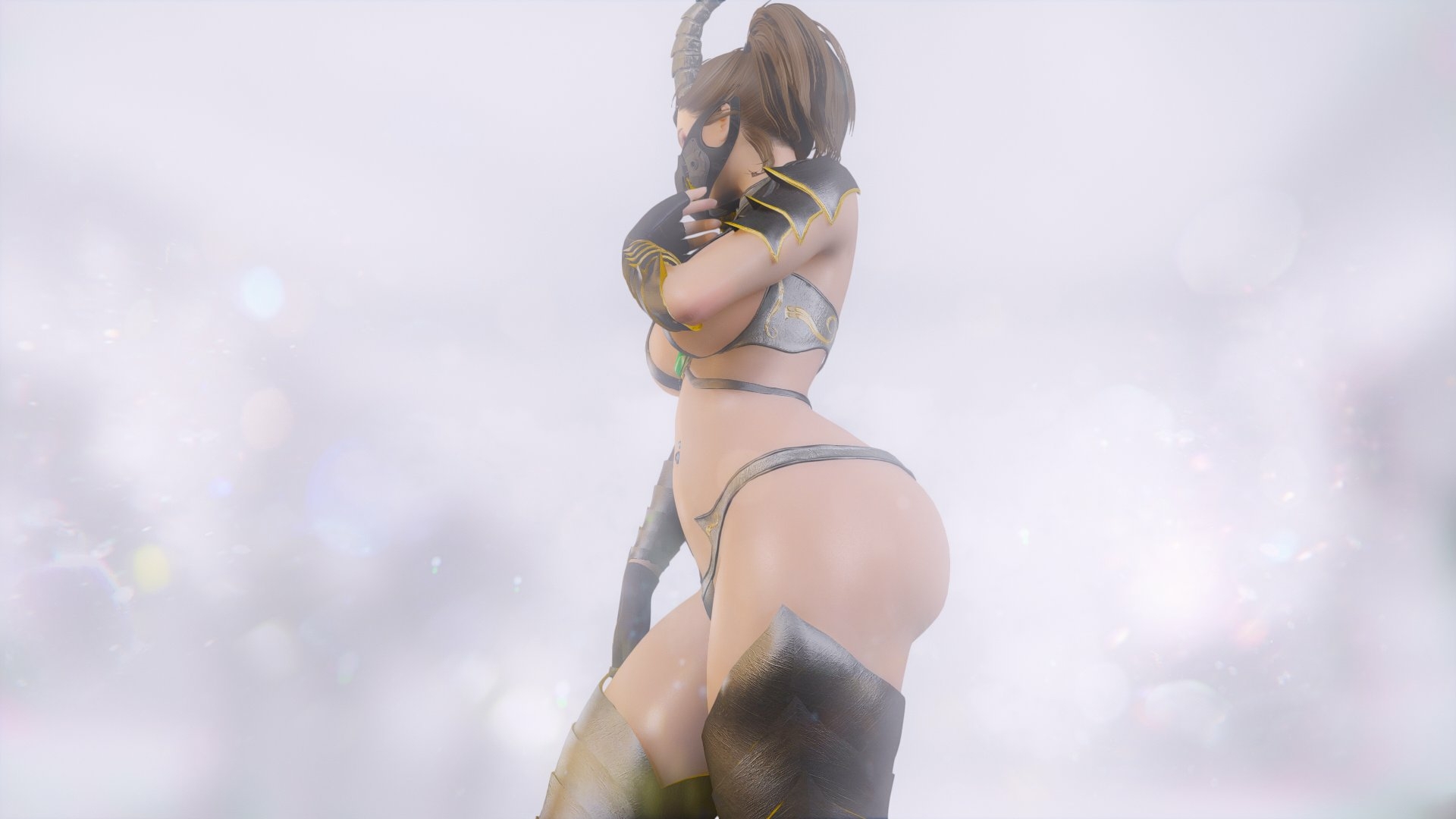 Sexy lingerie and Boobs Skyrim Boobs Big Tits Mod 3d Porn Lingerie Bikini Pussy Shaved Pussy Sexy 2