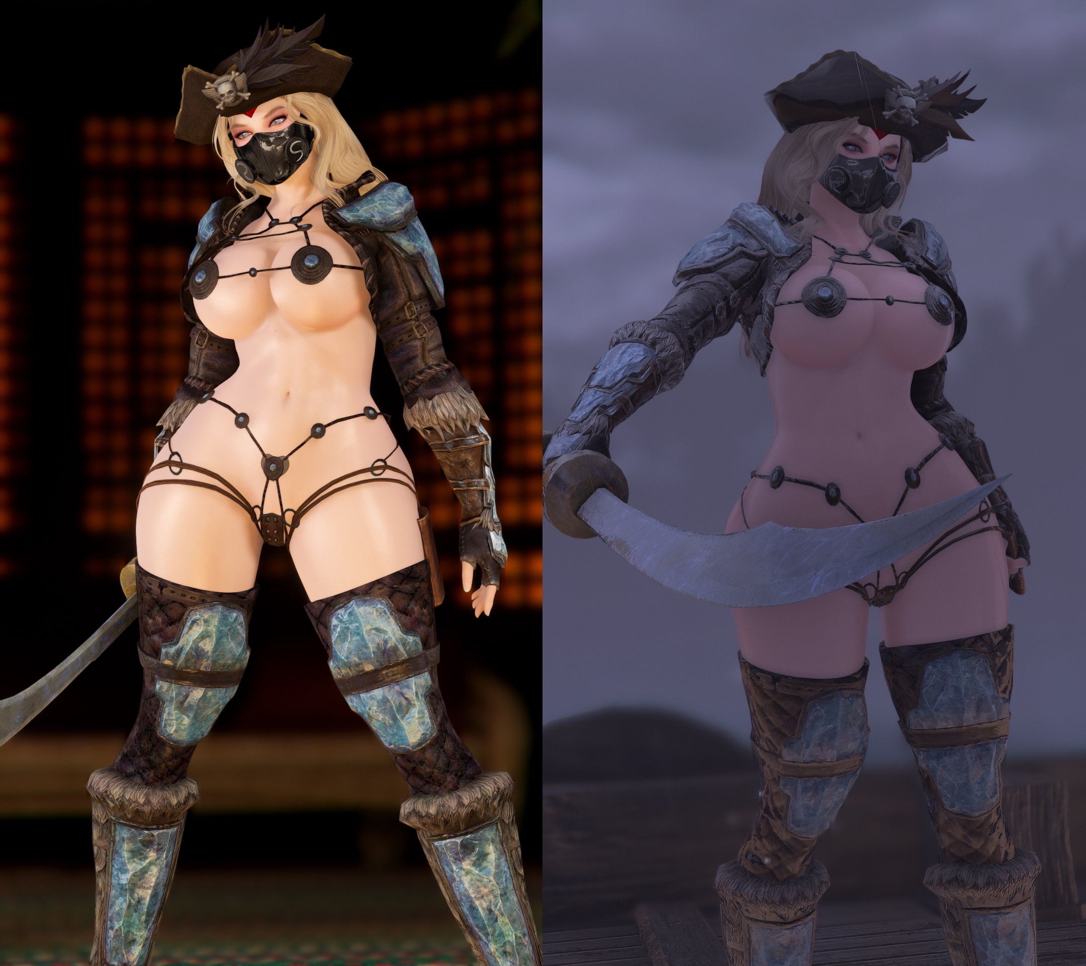 Sexy pirate bra outfit Skyrim Boobs Big boobs Tits Big Tits Panties Pussy Shaved Pussy Big Ass Ass Naked Half Naked Sexy Hot Mod 3d Porn