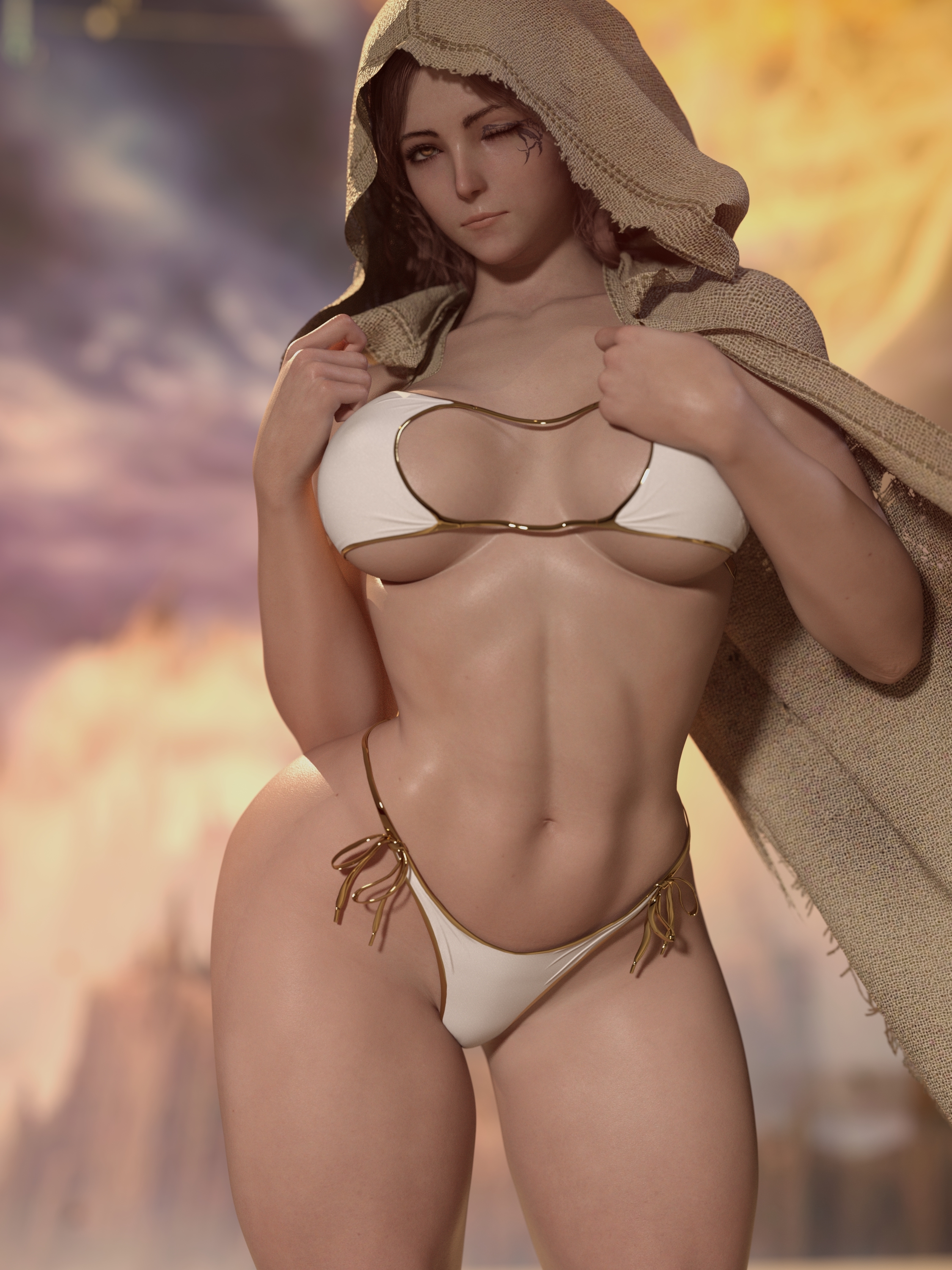 Melina Again!! Melina Elden Ring Boobs Big boobs Lingerie Perfect Body Sexy 3d Porn
