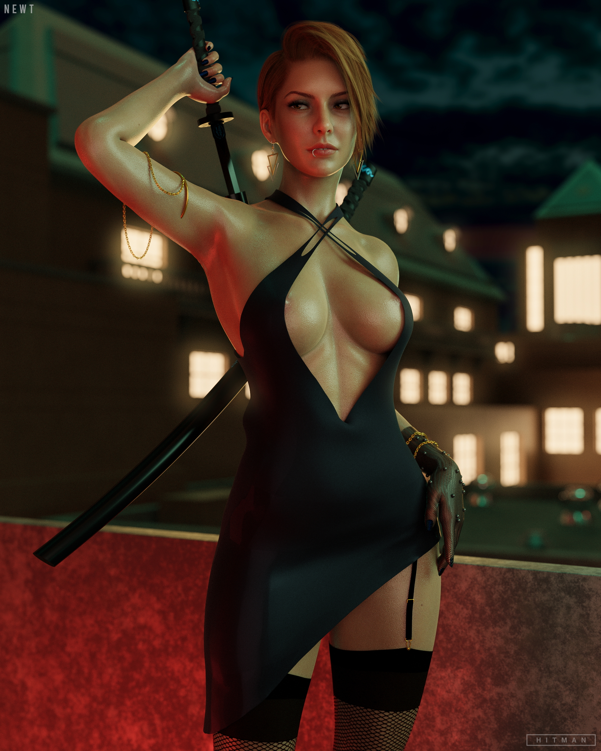 Diana Burnwood - Poster. Hitman Diana Burnwood Nsfw Fanart