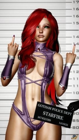 Dc Girls - Pose 01 Harley Queen Black Canary Cheetah Joker (dc) Starfire Selina Kyle Catwoman 5