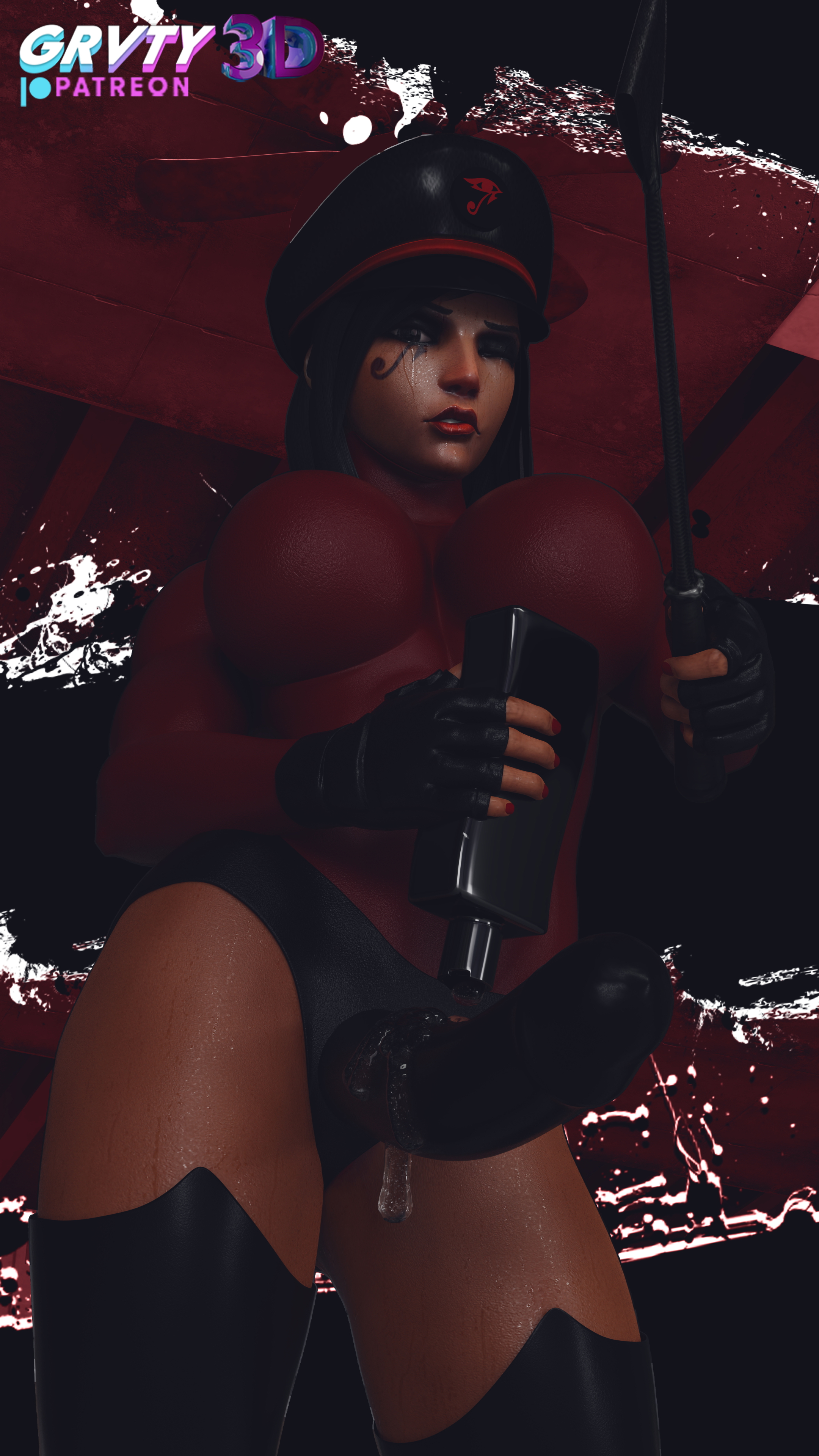 pharah  entered Dom mode! Hide your man  hide your wife! Pharah Overwatch Dildo Horse Cock Dildo Sfw Boobs Big boobs Big Ass Sexy Hot 3d Porn 3