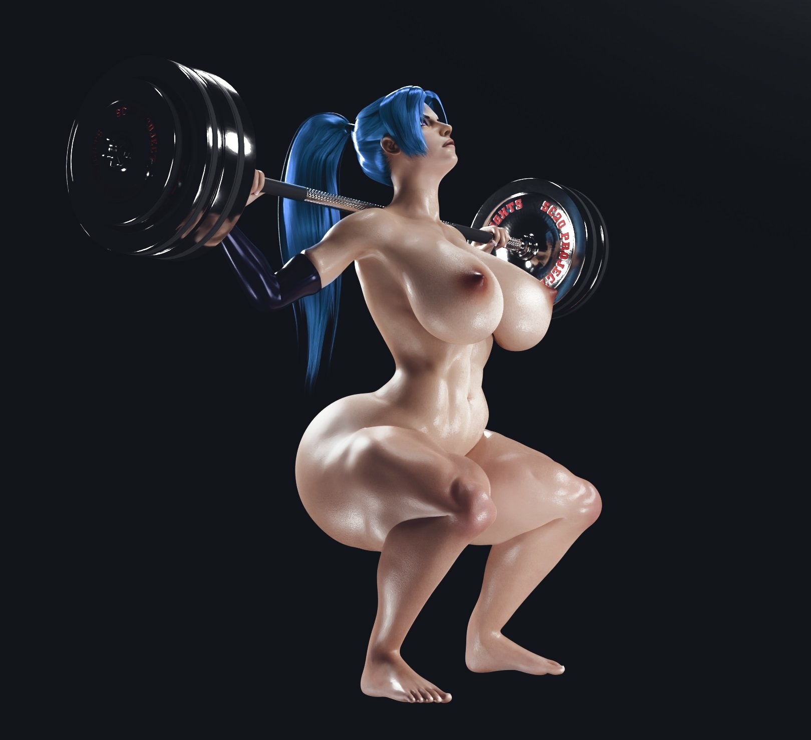 Luna reminding you to NEVER skip leg day! Luna Dota 2 Boobs Big boobs Pink Nipples Nipples Nsfw Naked Sexy Side View Fully Naked 3d Porn