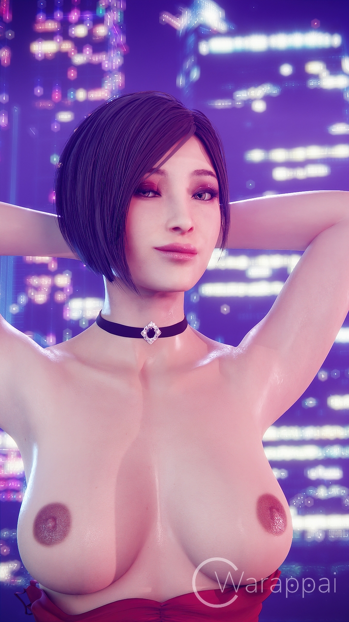 Ada showing her boobs Resident Evil 2 Ada Wong 1girl Boobs Tits Breasts Nipples Tease
