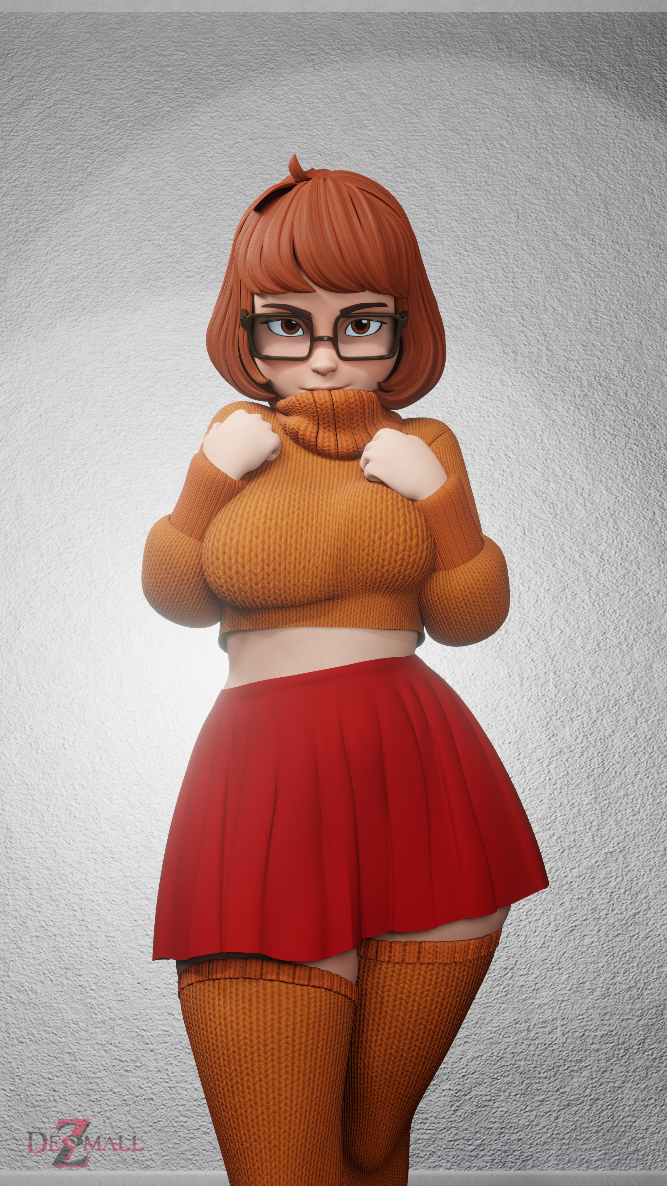 VELMA a beautiful model Velma Scooby Doo (series) Sfw Boobs Big boobs Sexy 3d Porn