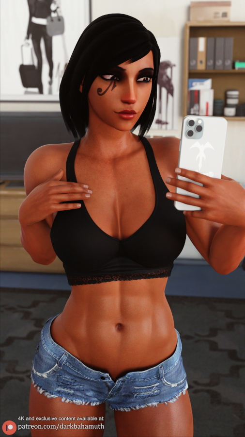 Pharah sends you a selfie. Pharah Overwatch 