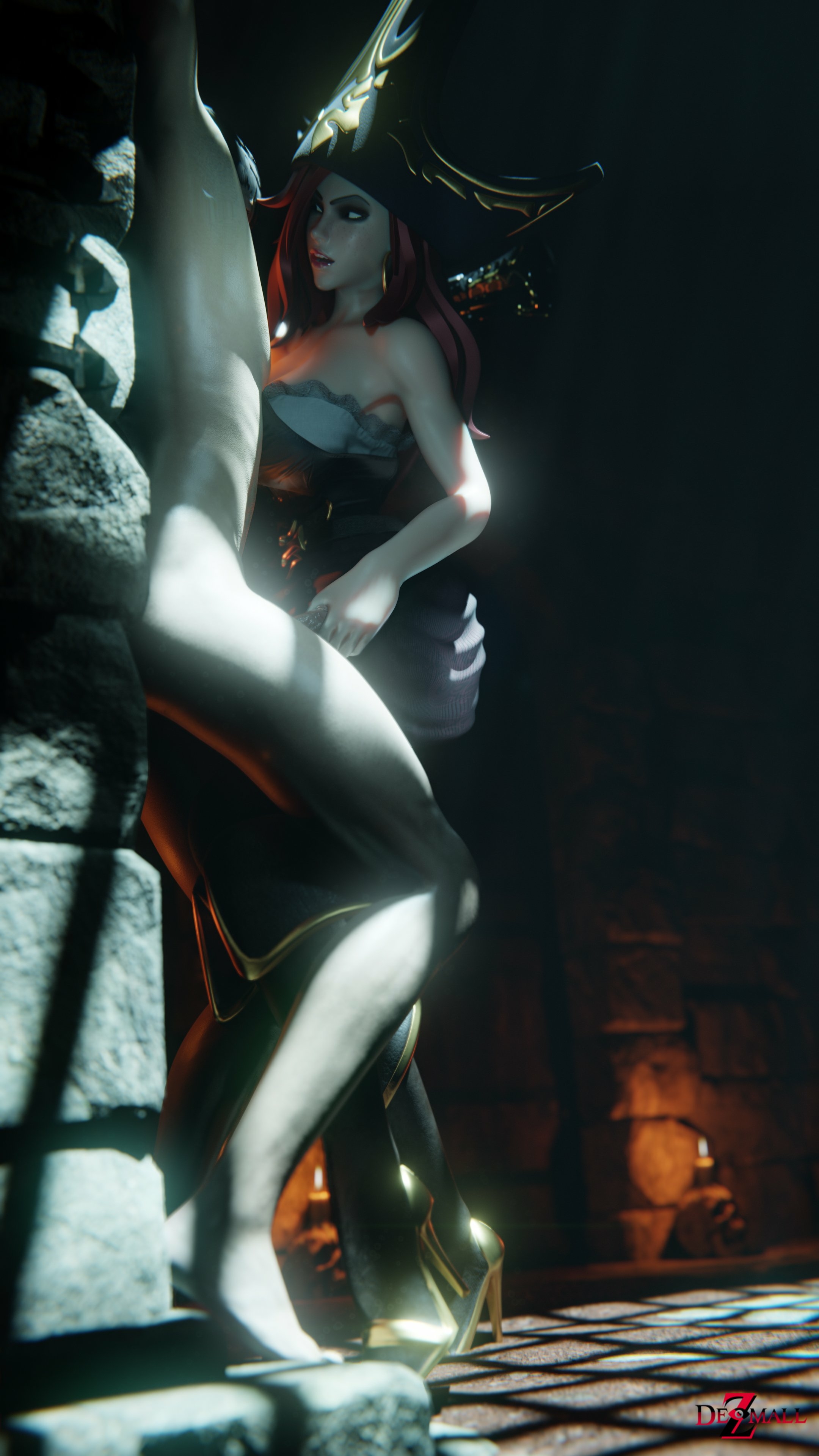 Miss Fortune  Fair wind to everyone Miss Fortune League Of Legends Boobs Big boobs Pink Nipples Nipples Handjob Cock In Hand 3d Porn Nsfw Sfw