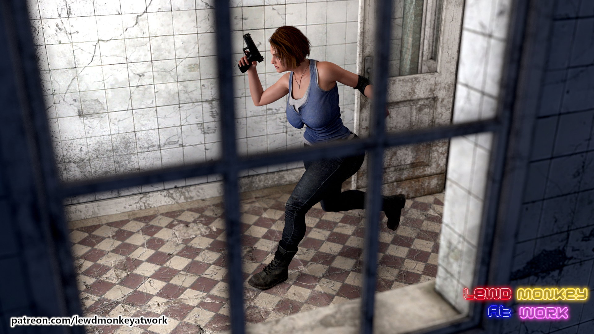 Jill vs Lady D Resident Evil Jill Valentine Lady Dimitrescu Pinup Sexy Nude Big Tits Big Ass Sex Lesbian Pussy Pussy Licking