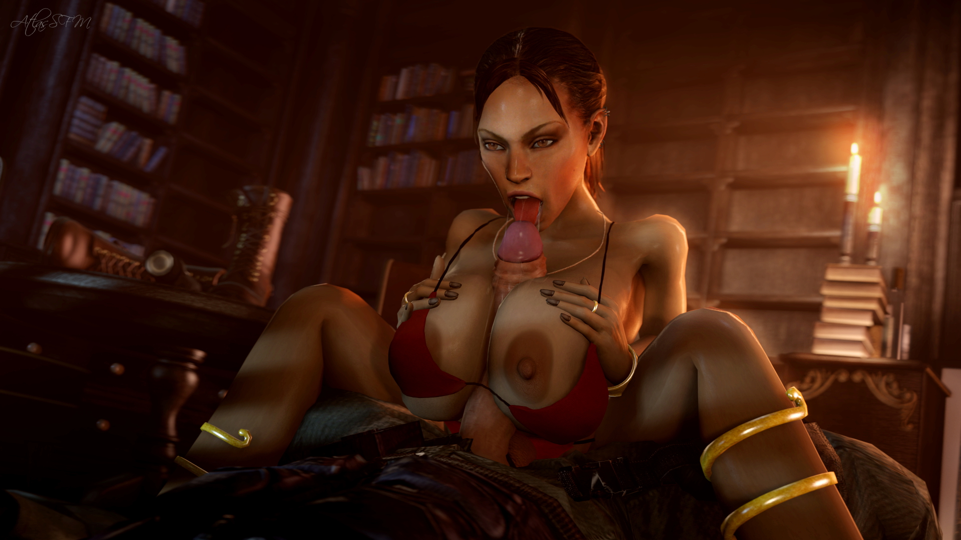 Damn  you can t even style text here  smh my head. Sheva Alomar Resident Evil Nsfw Boobs Big boobs Pink Nipples Nipples Licking Licking Cock Titjob Big Dick 3d Porn