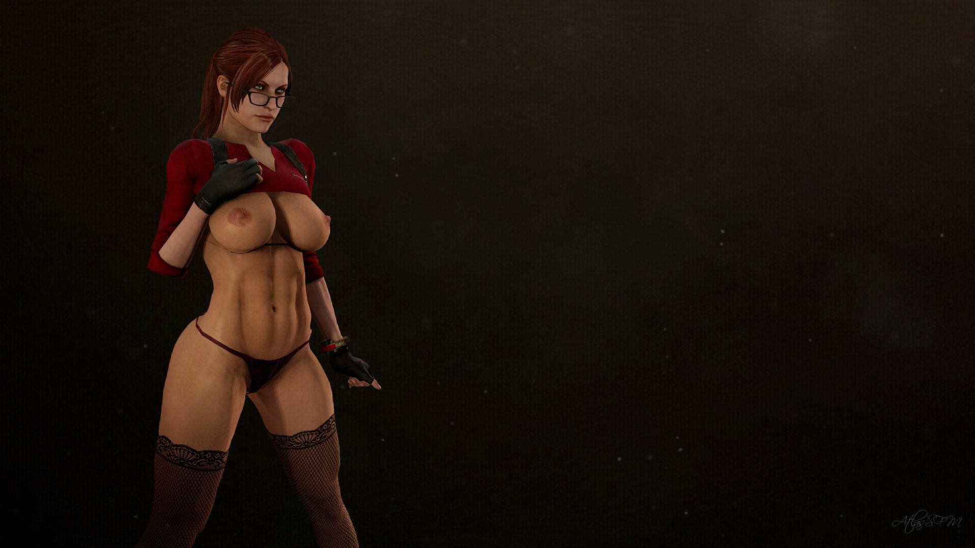 Claire pin-up Non-Futa and SFW versions. Claire Redfield Resident Evil Nsfw Sfw Boobs Big boobs Bikini Lingerie Half Naked 3d Porn