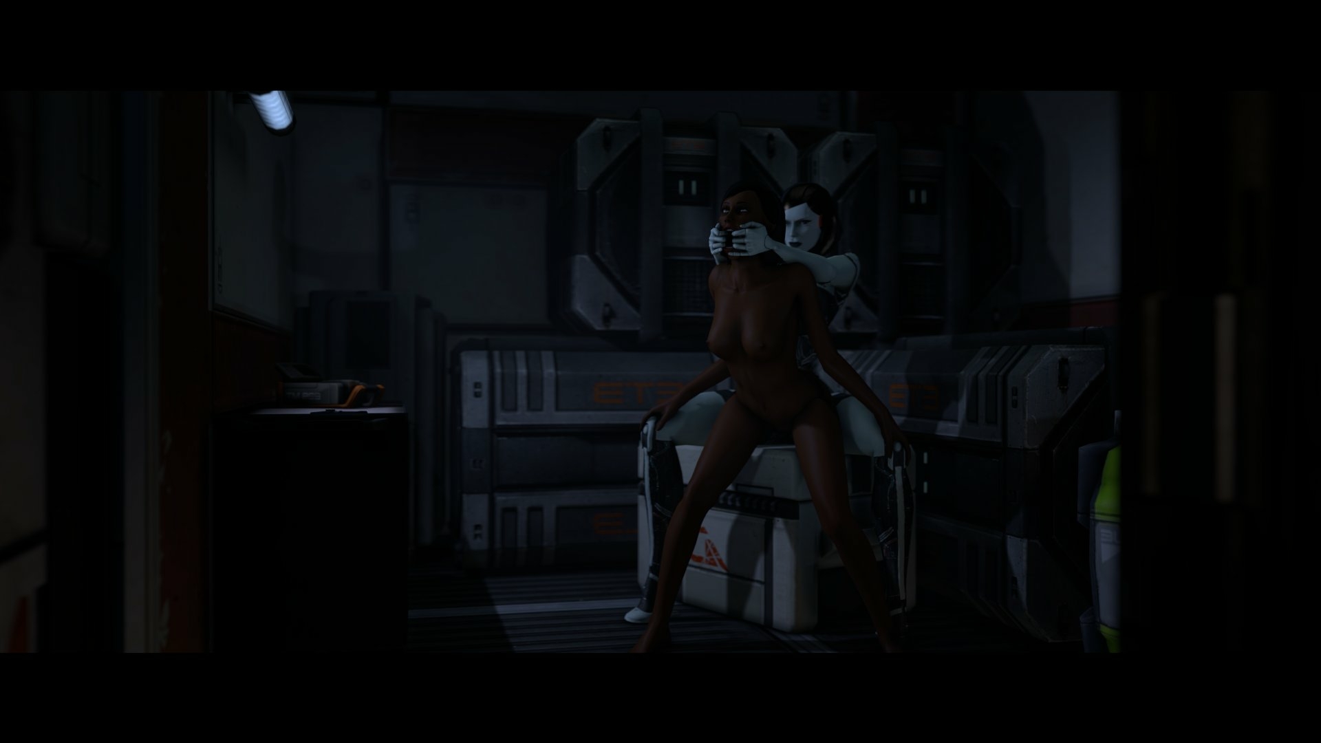 Zizzero s recent ME pic looked like with those  cinematic  black bars Miranda Lawson Mass Effect Samantha Traynor Nsfw Boobs 3d Porn