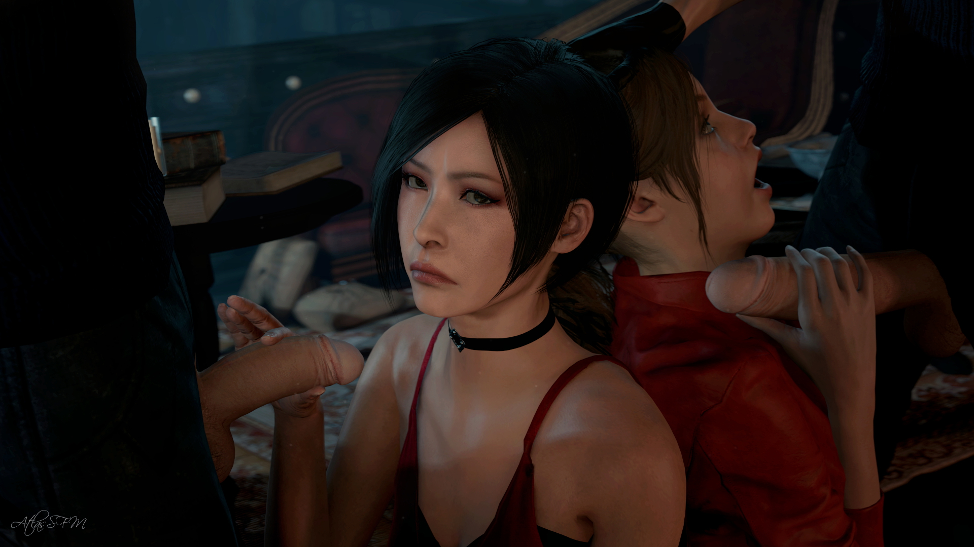 Very cute and quality models Ada Wong Claire Redfield Resident Evil Nsfw Sucking Cock Handjob Cock In Hand Big Dick Sexy 3d Porn
