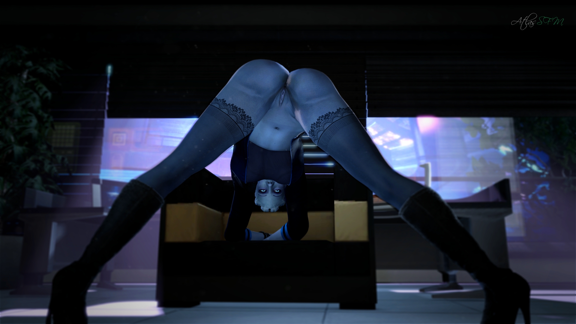 liara anal pose Liara T Soni Mass Effect Nsfw Big Ass Ass Back View Sexy 3d Porn