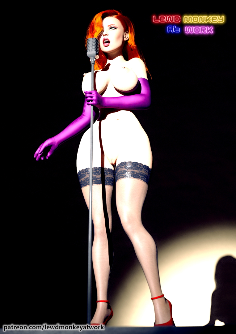 Jessica Rabbit Jessica Rabbit Pinup Sexy Nude Big Tits Big Ass Sex Lesbian Pussy Render 6