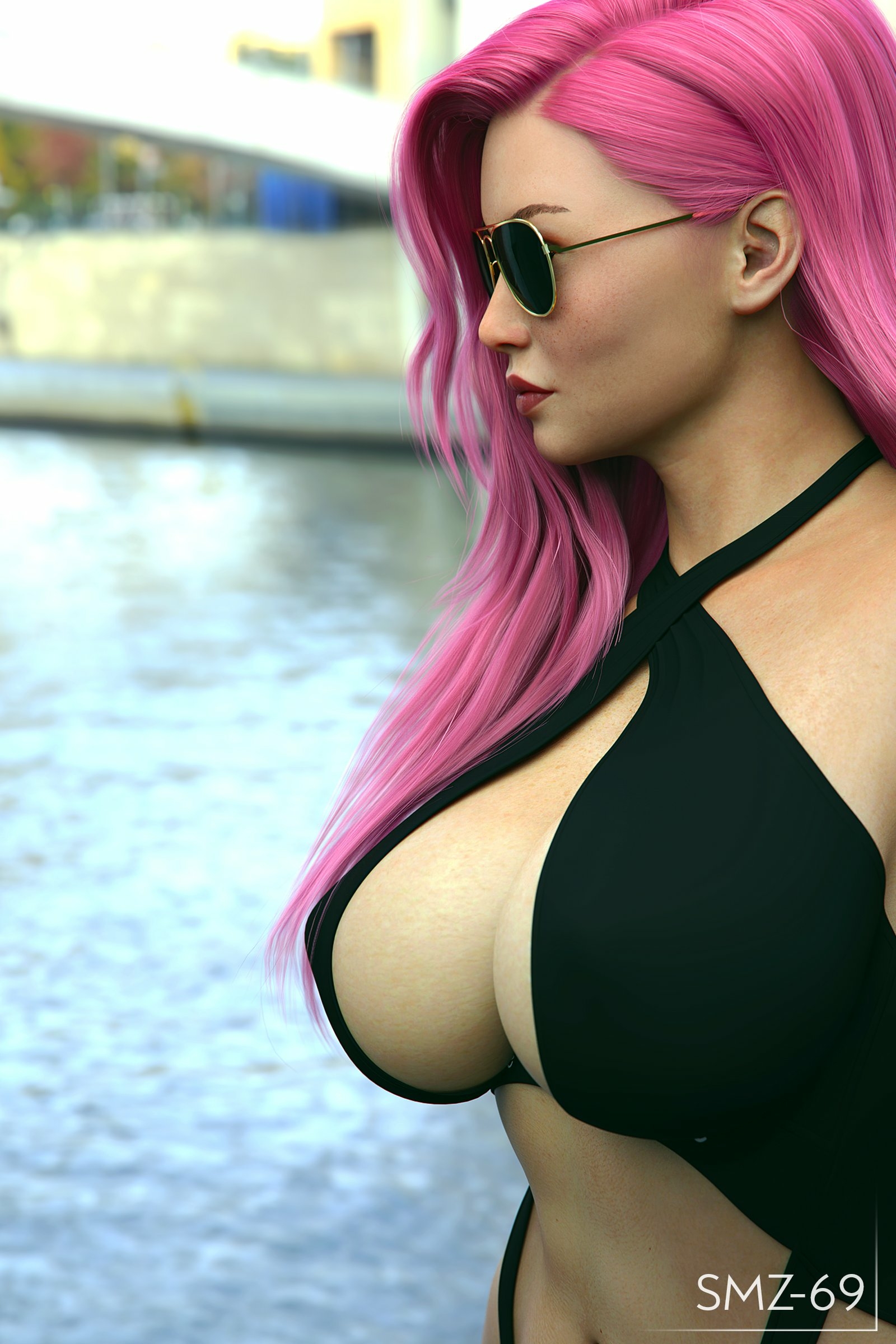 ??? - Shades  Sfw Bikini Boobs Big boobs Horny Face Horny Sexy 3d Porn 2