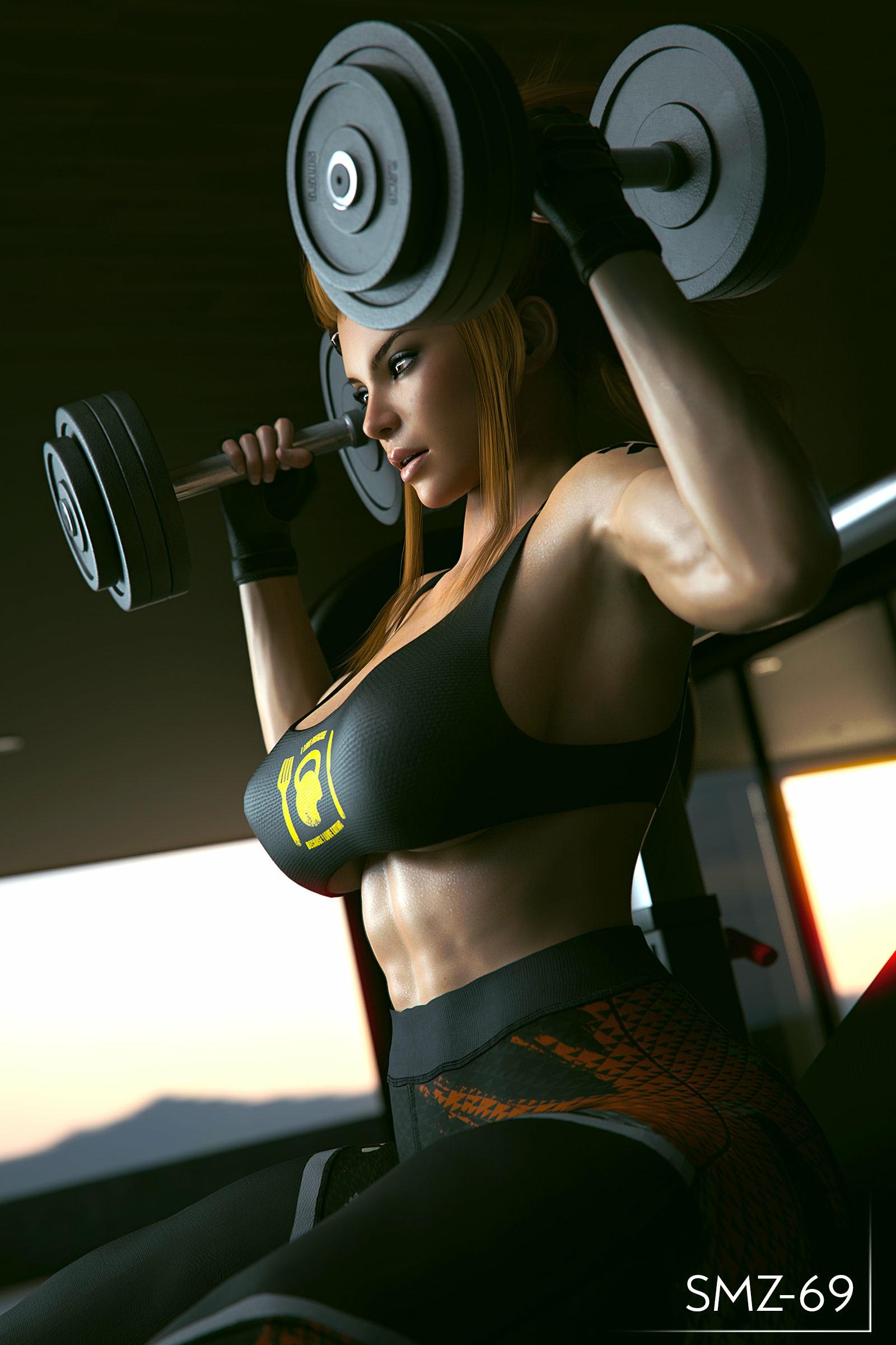 Brigitte - Morning Routine Brigitte Overwatch Boobs Big boobs Horny Face Horny Sexy Big Ass Ass 3d Porn