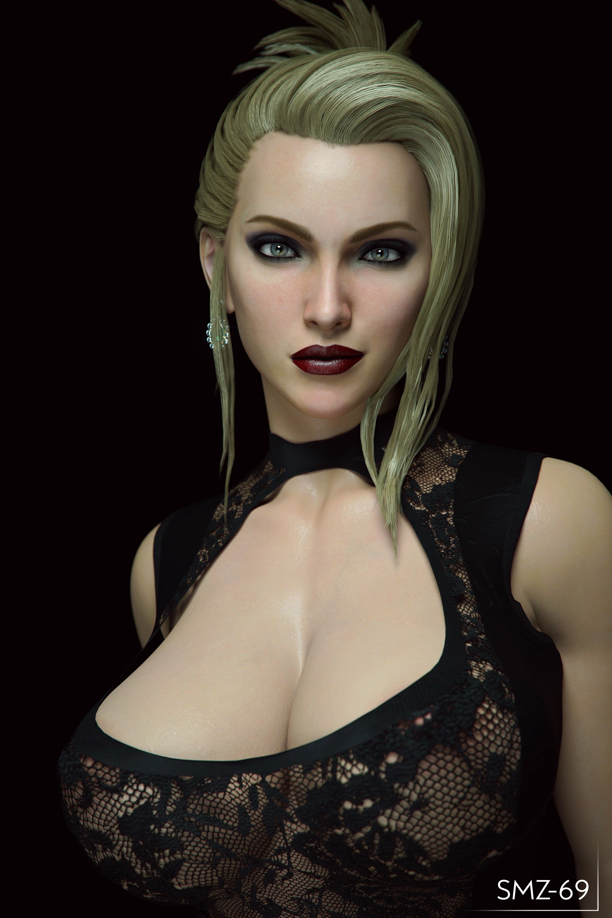 Scarlet  More wip stuff weeeeee Scarlet (final Fantasy Vii) Final Fantasy Sfw Boobs Big boobs Horny Face Horny Ass Sexy 3d Porn