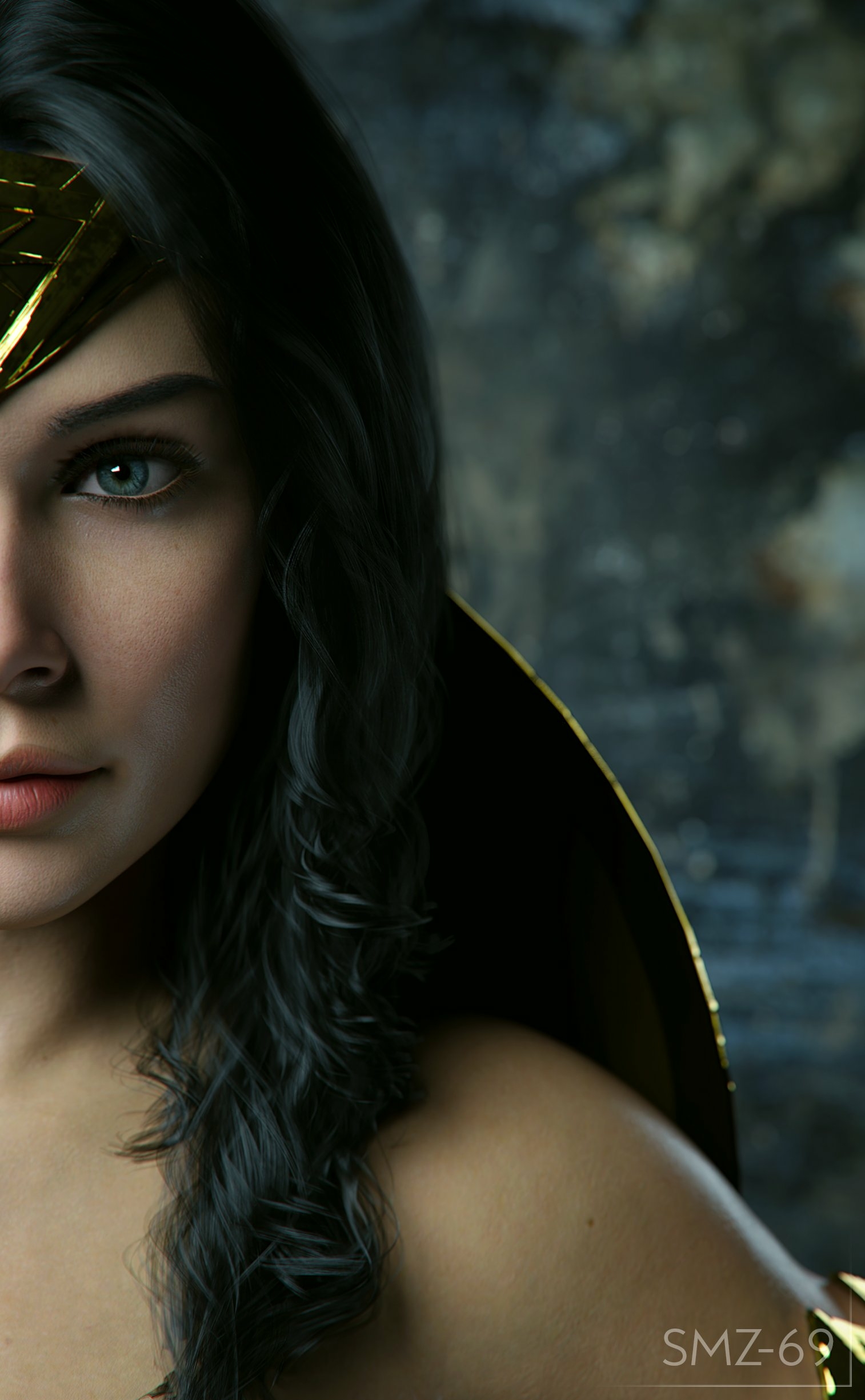 Diana Wonder Woman Wonder Woman Series Sfw Horny Face Horny Sexy 3d Porn