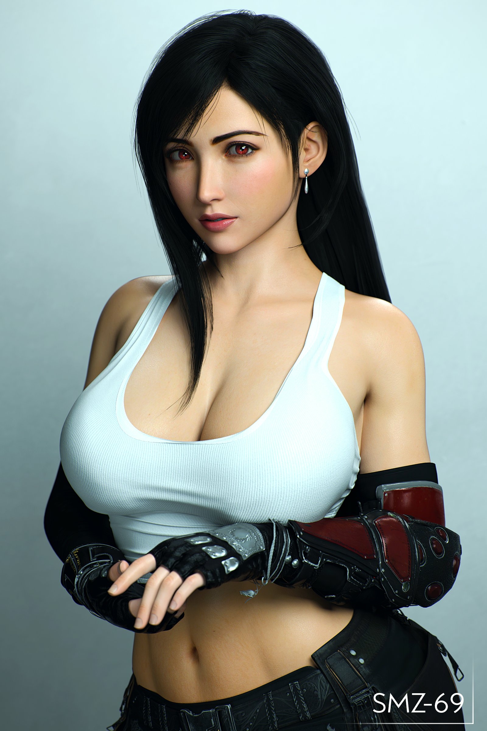 Tifa sexy pose Tifa Lockhart Final Fantasy Boobs Big boobs Sfw Horny Face Horny Sexy 3d Porn