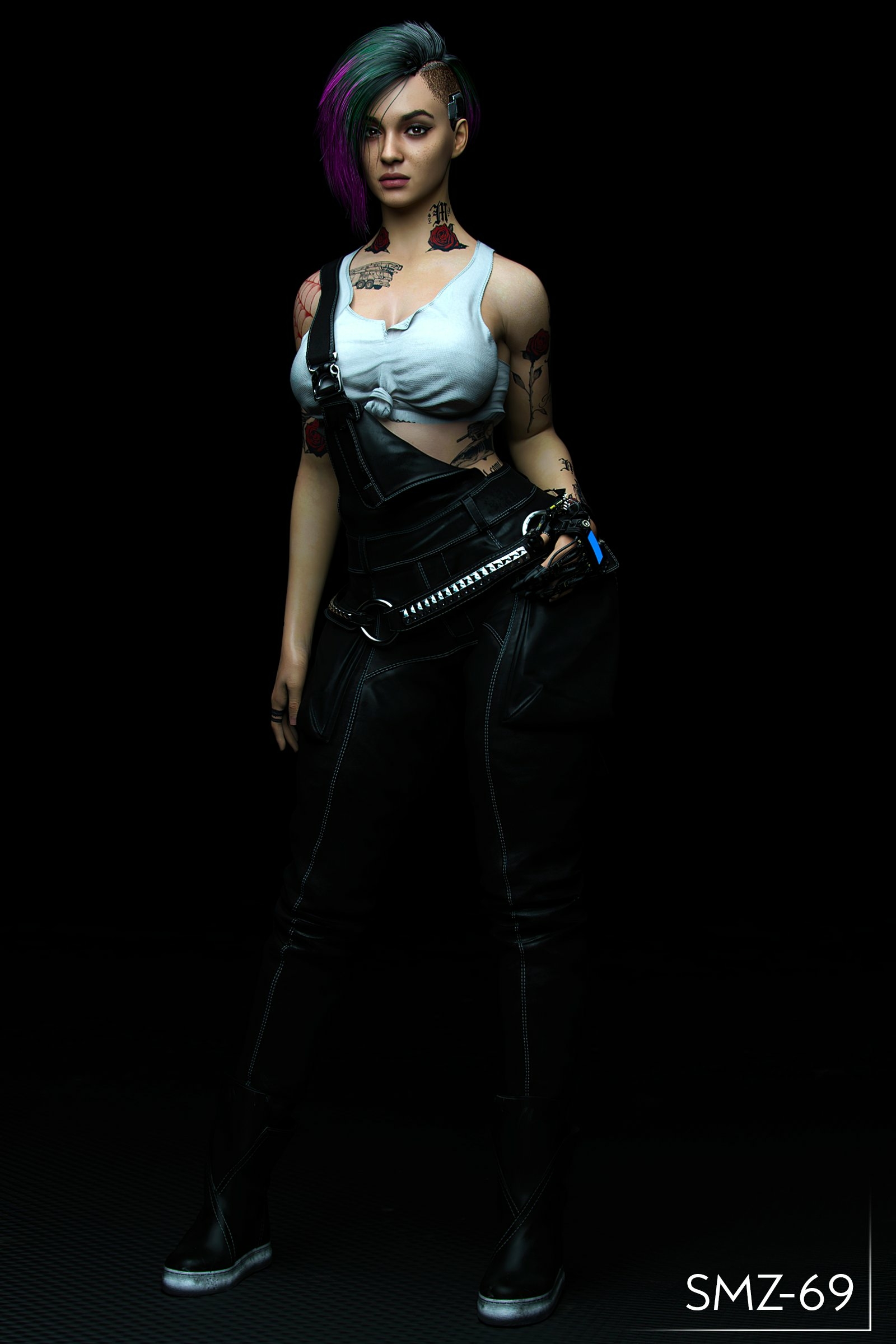 Judy  Wip Judy Alvarez Cyberpunk2077 Sfw Boobs Big boobs Horny Face Horny 3d Porn