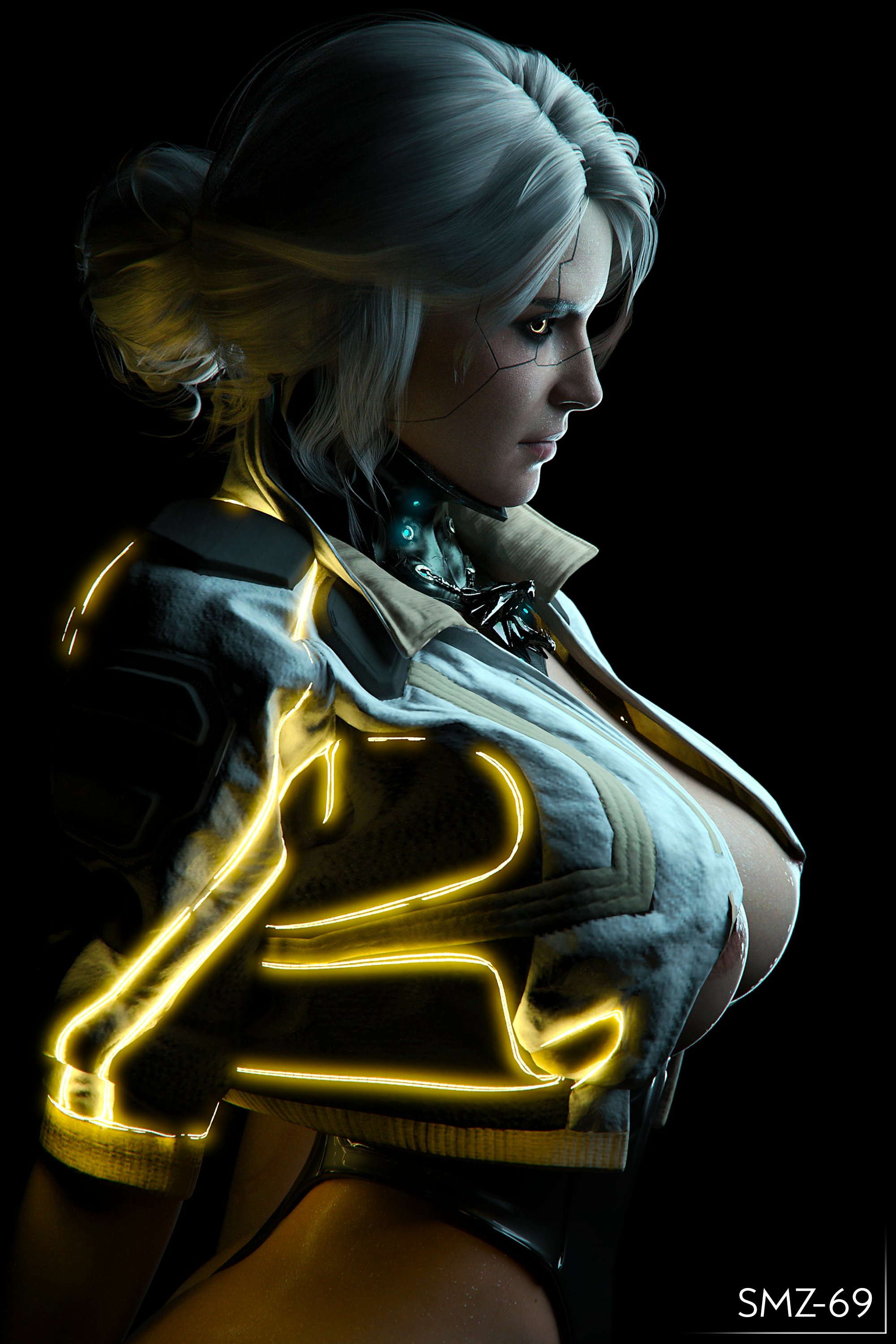 Ciri big tits Ciri (The Witcher) The Witcher Sfw Boobs Ass Sexy Horny Face 3d Porn