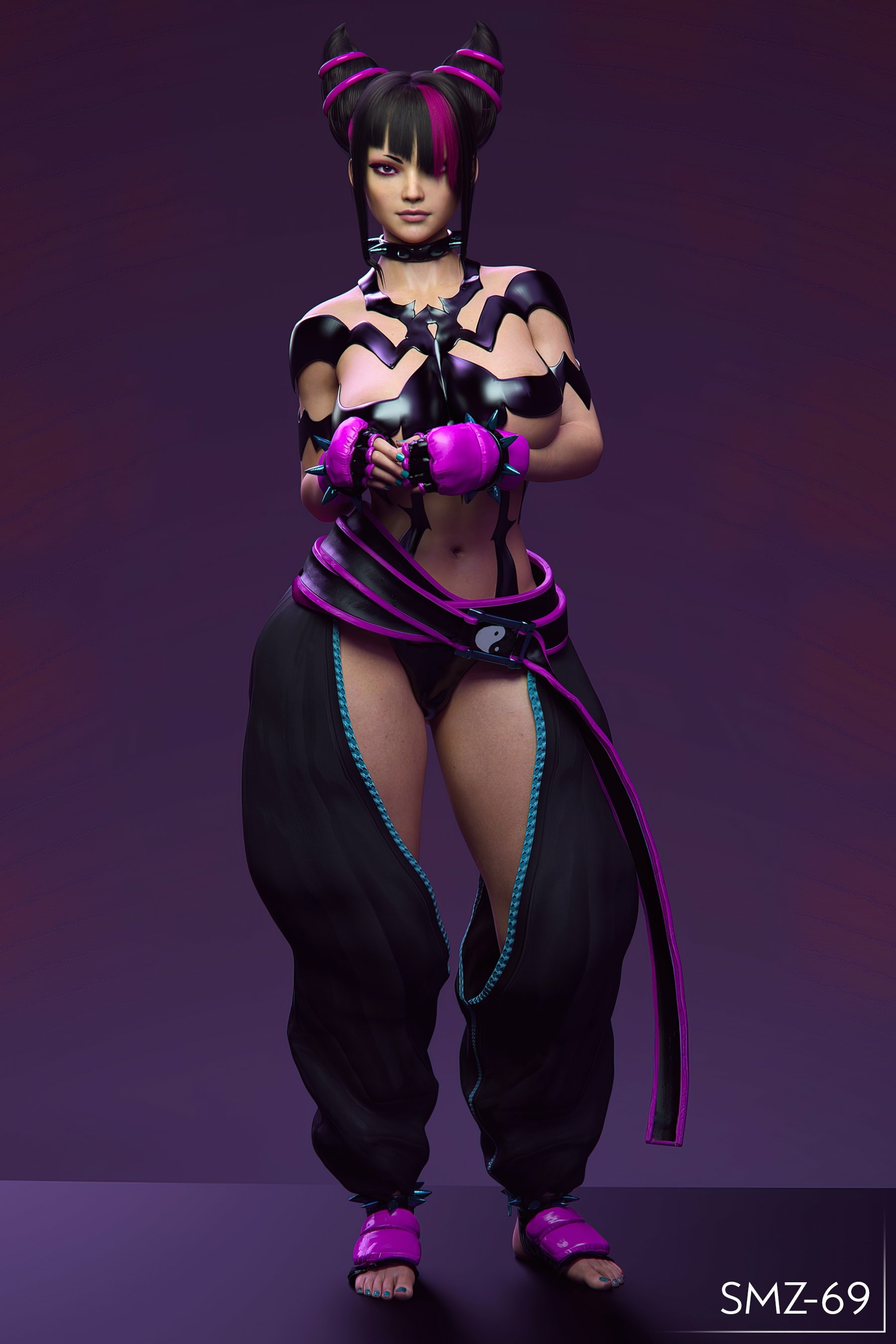 Juri sexy pose Juri Han Street Fighter Sfw Boobs Sexy Horny Face Horny 3d Porn