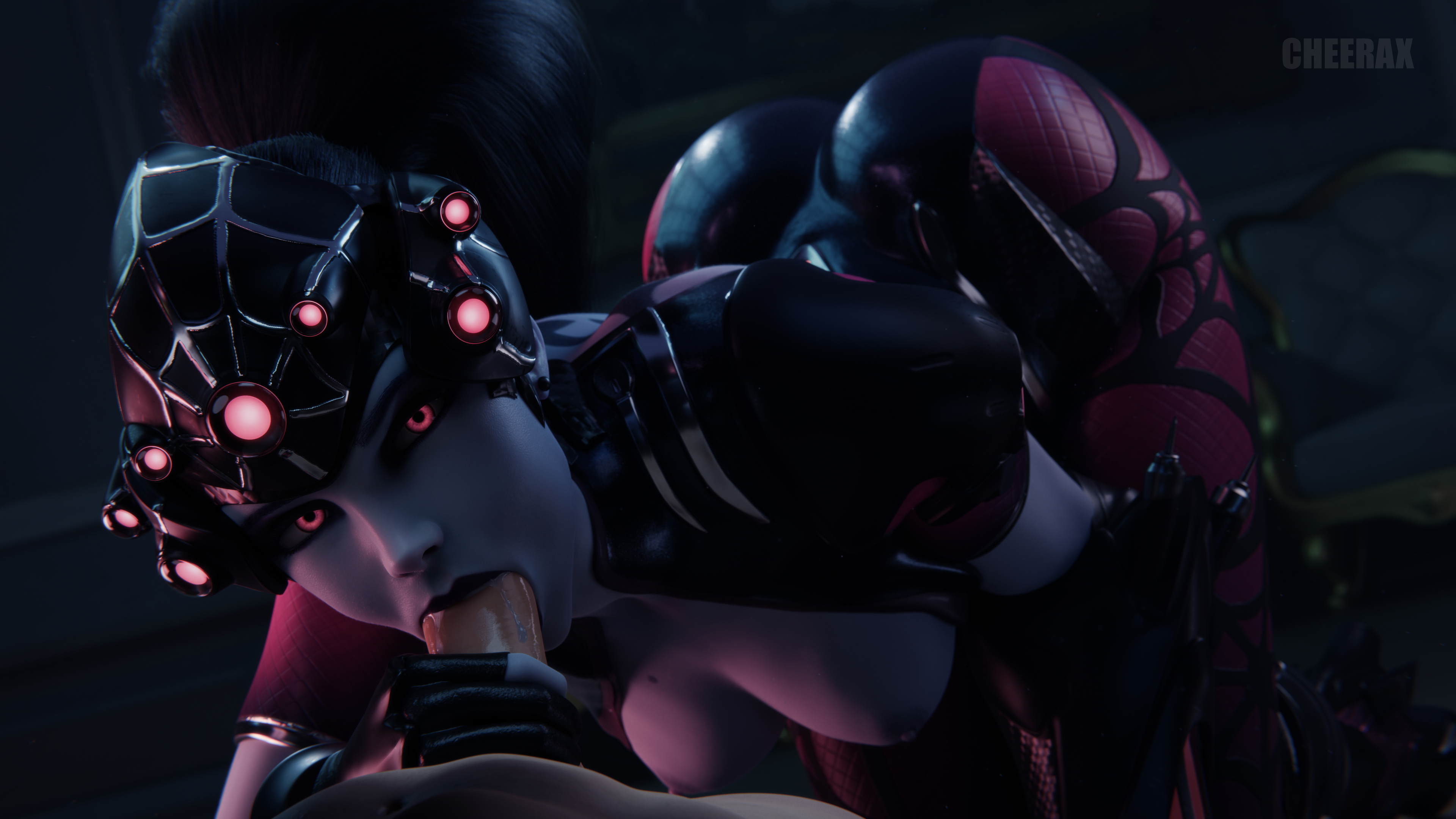 Widowmaker Hunt - Blowjob Overwatch Widowmaker Butt Halloween