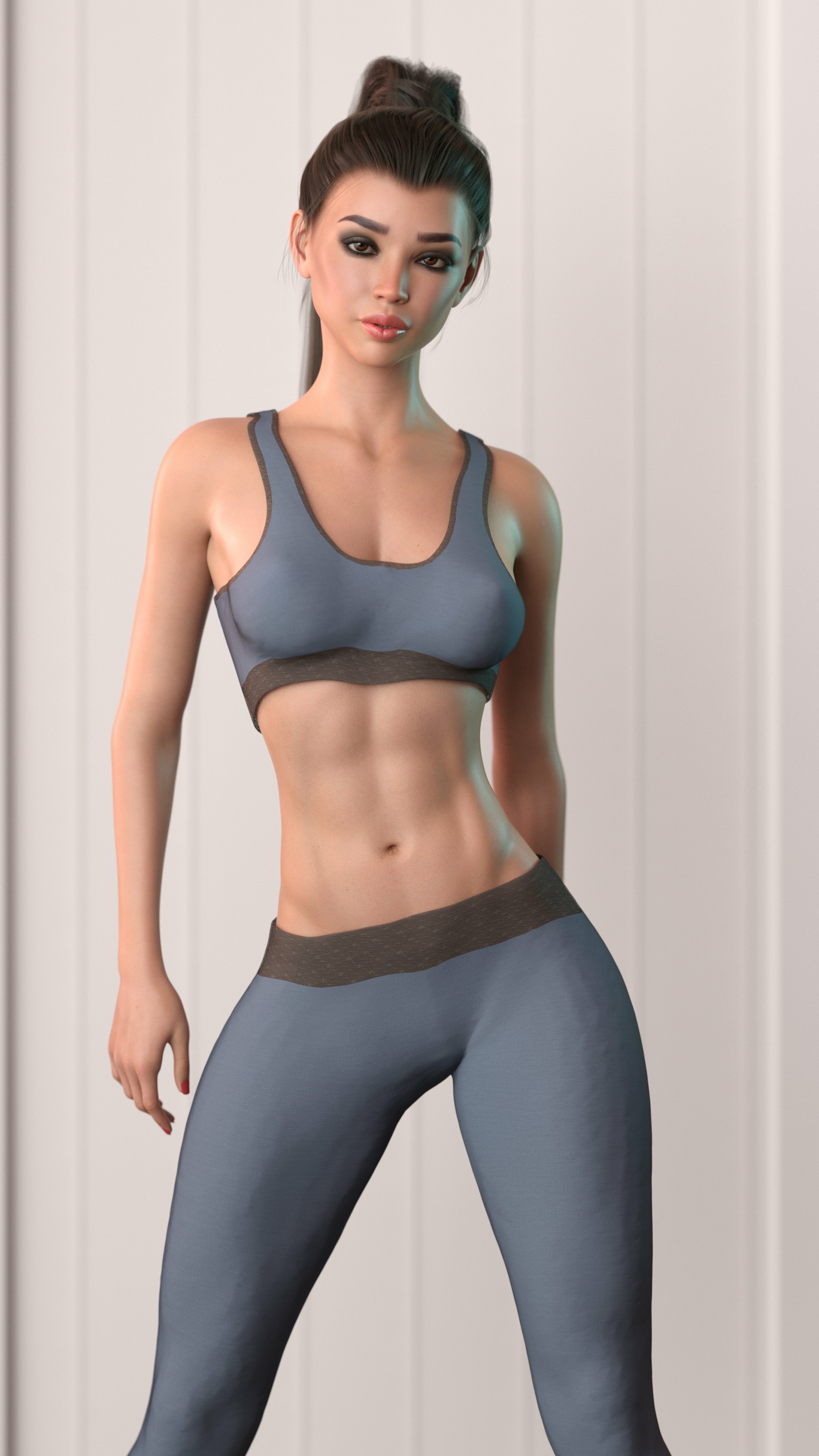 Custom Clothes I made for Val... Still learning how to make them better! Acexgamestudio Nsfw Sfw Lingerie Boobs Big boobs Nipples Big Tits Horny 3d Porn 4