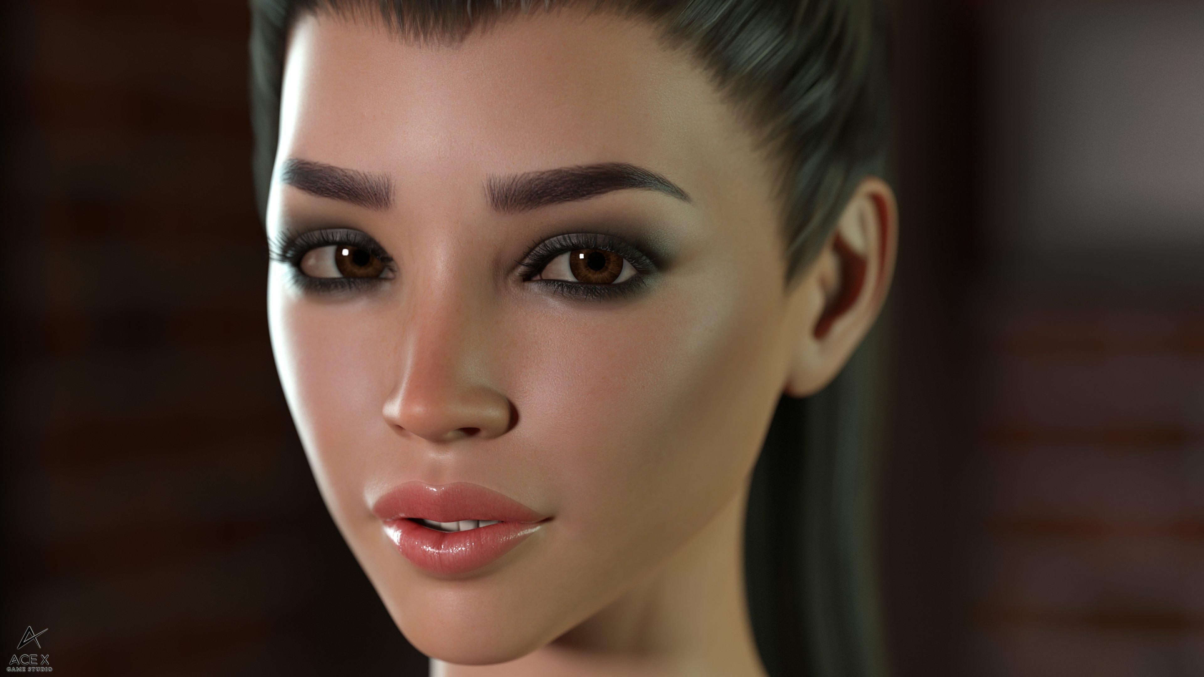 Horny face Acexgamestudio Sfw Boobs Big boobs Horny 3d Porn