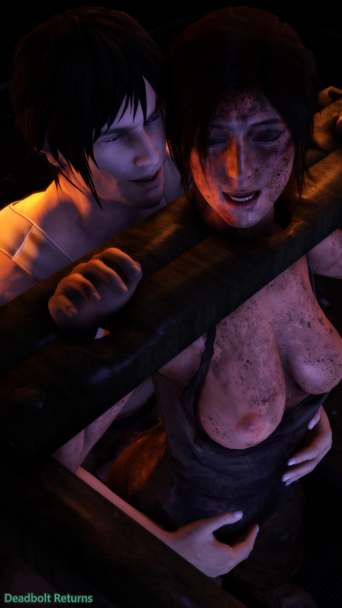 When Restraint is Laras Kink Tomb Raider Rise Of The Tomb Raider Lara Croft Sfm Source Filmmaker Rule 34 Rule34 3
