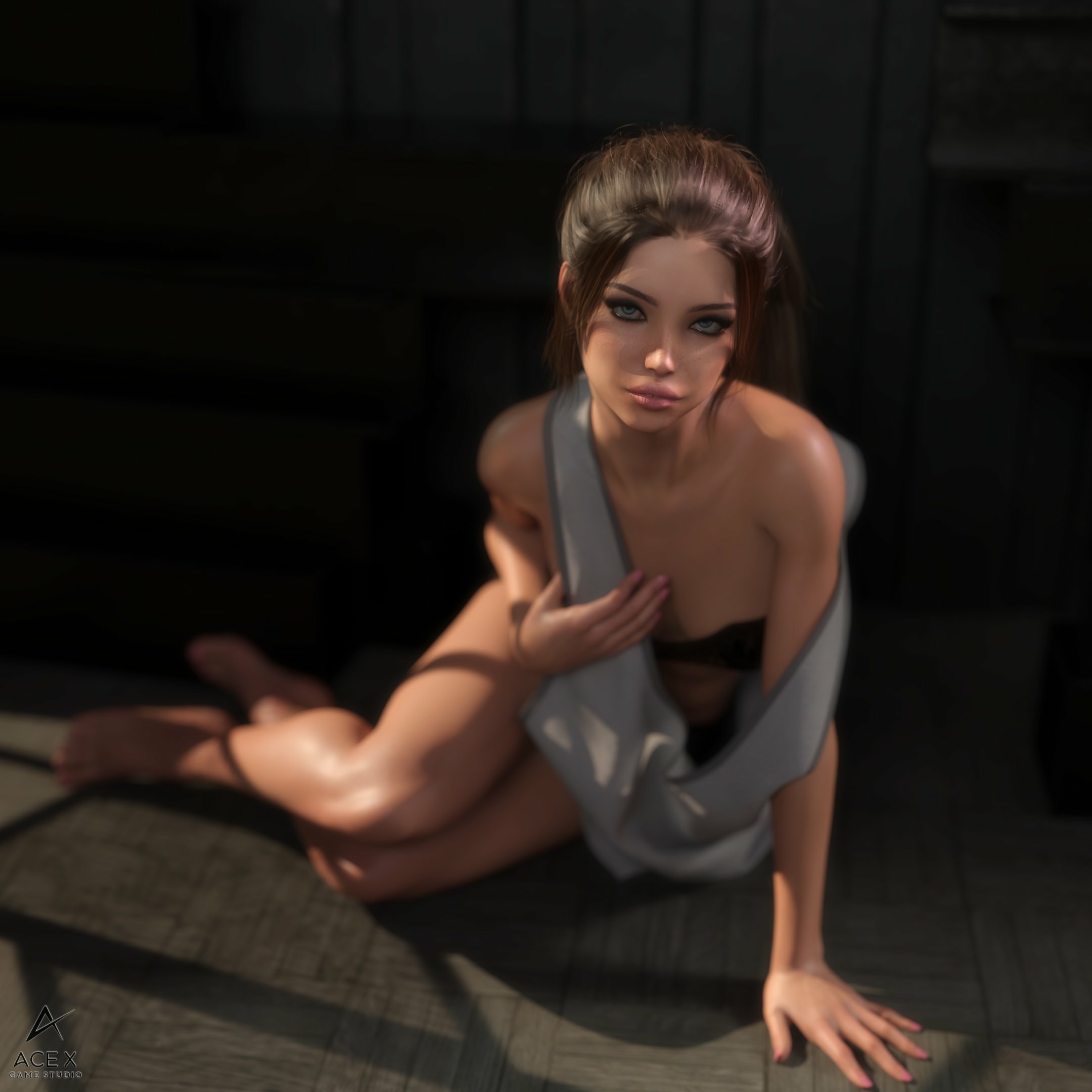 Little preview of some Quinn renders... Acexgamestudio Naked Nipples Nsfw Bikini Lingerie Sfw Sexy Natural Boobs Boobs Big boobs Horny 3d Porn 4