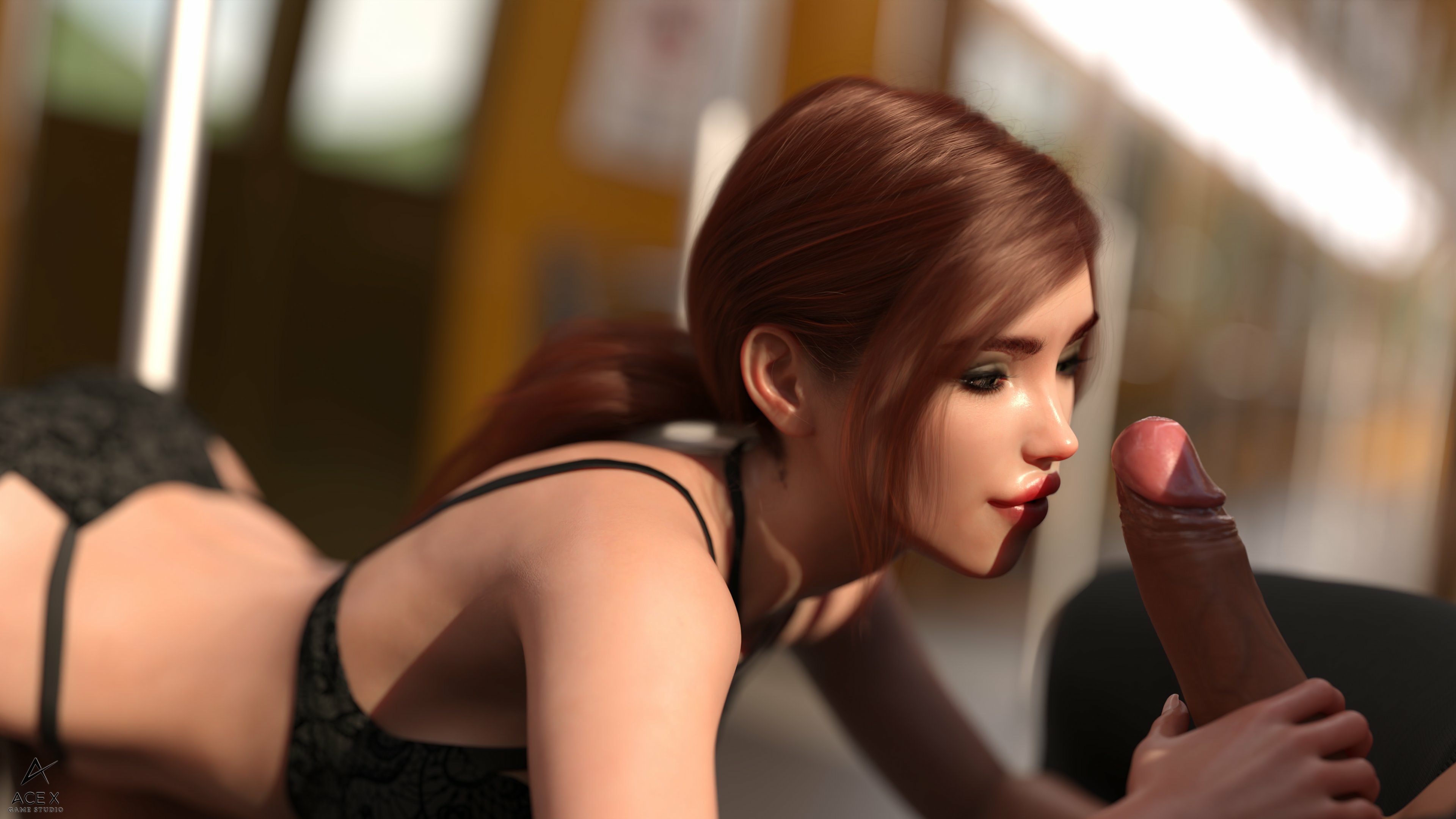 sucking dock oral sex Acexgamestudio Sucking Cock Sucking Big Dick Lingerie Bikini Naked Nipples Sexy Natural Boobs Boobs Big boobs Horny 3d Porn