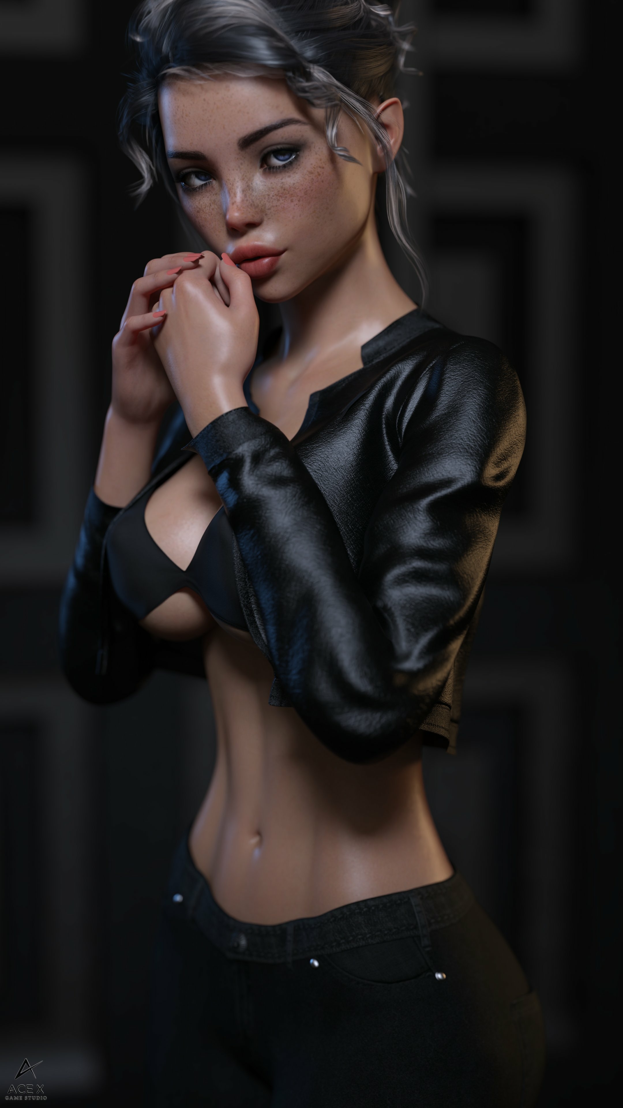 Jessabelle! Acexgamestudio Bikini Lingerie Sfw Sexy Natural Boobs Boobs Big boobs Horny