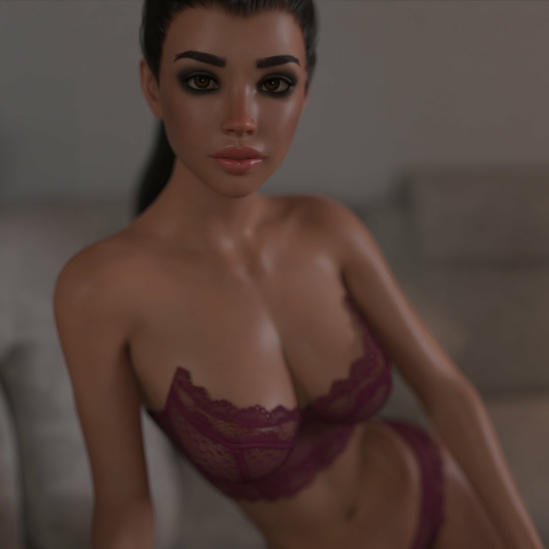 Good morning!! Acexgamestudio Half Naked Sexy Natural Boobs Boobs Big boobs Horny 3d Porn