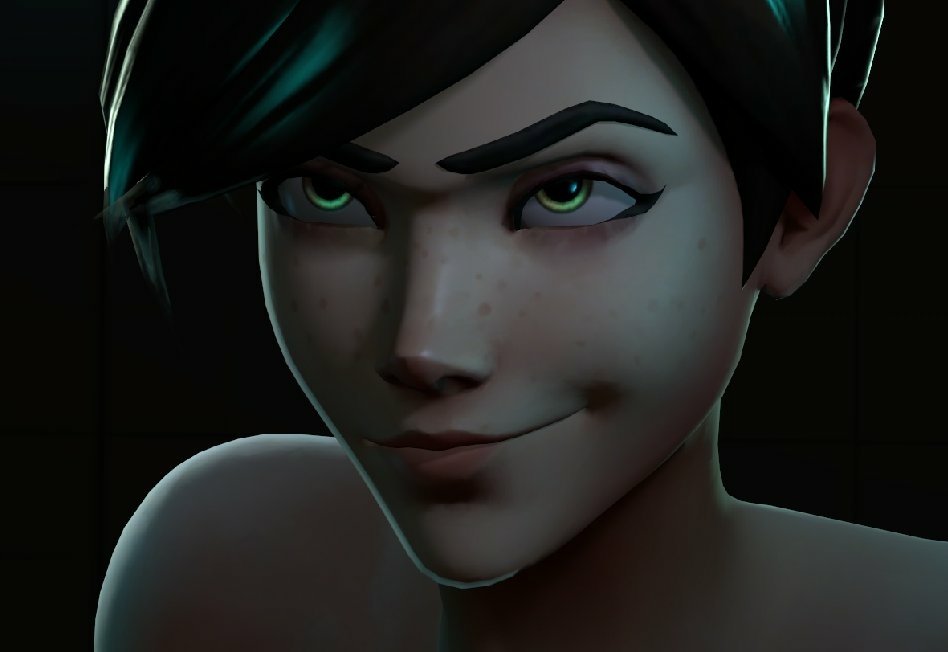 Tomorrow  of course.. Tracer Overwatch Cute Sexy Hot Horny Face Boobs Big boobs 3d Porn