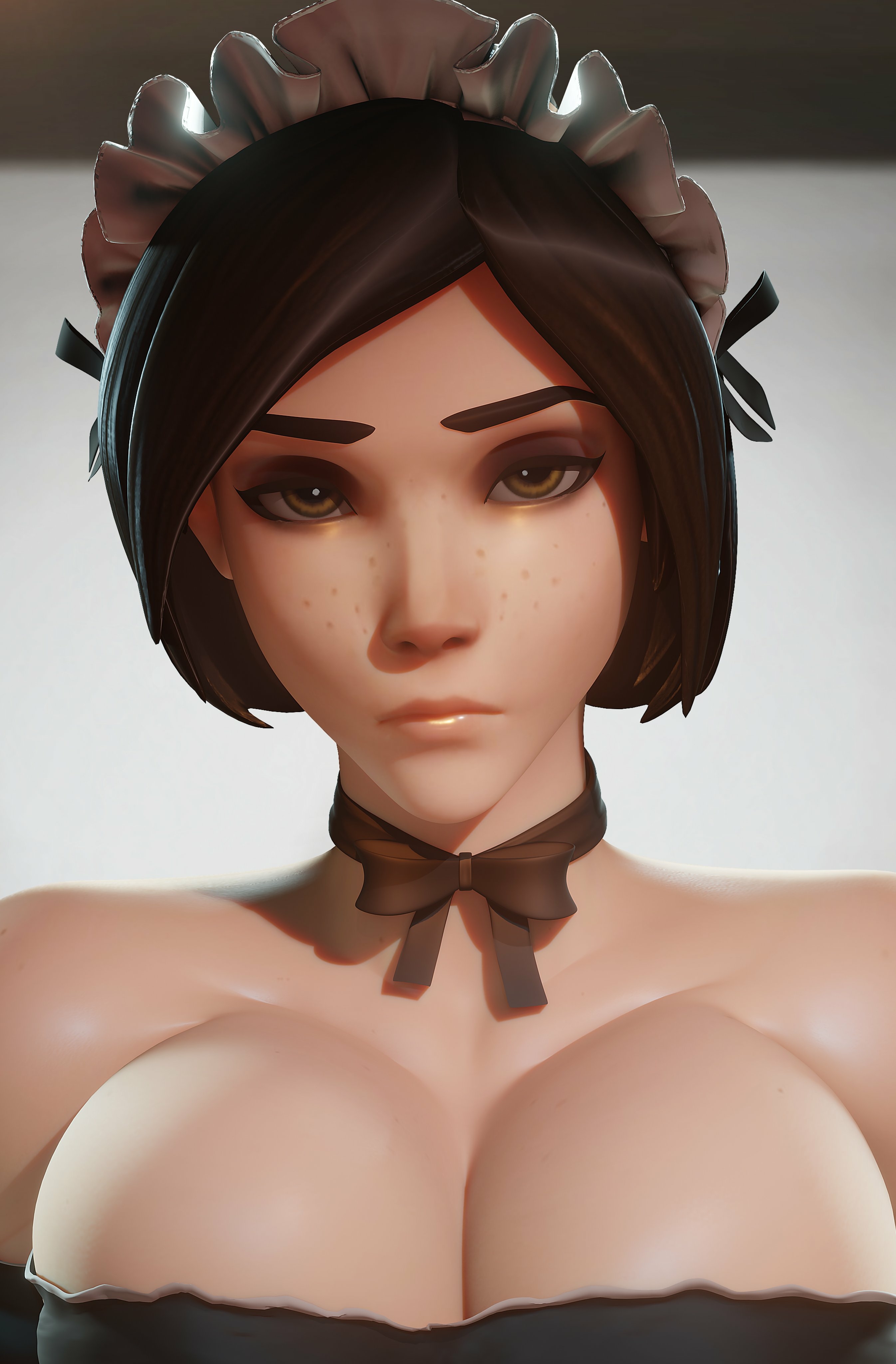 Welcome Master... How may I serve you? Tracer Overwatch Lingerie Bikini Sfw Titjob Cute Sexy Hot Horny Face Boobs Big boobs 3d Porn