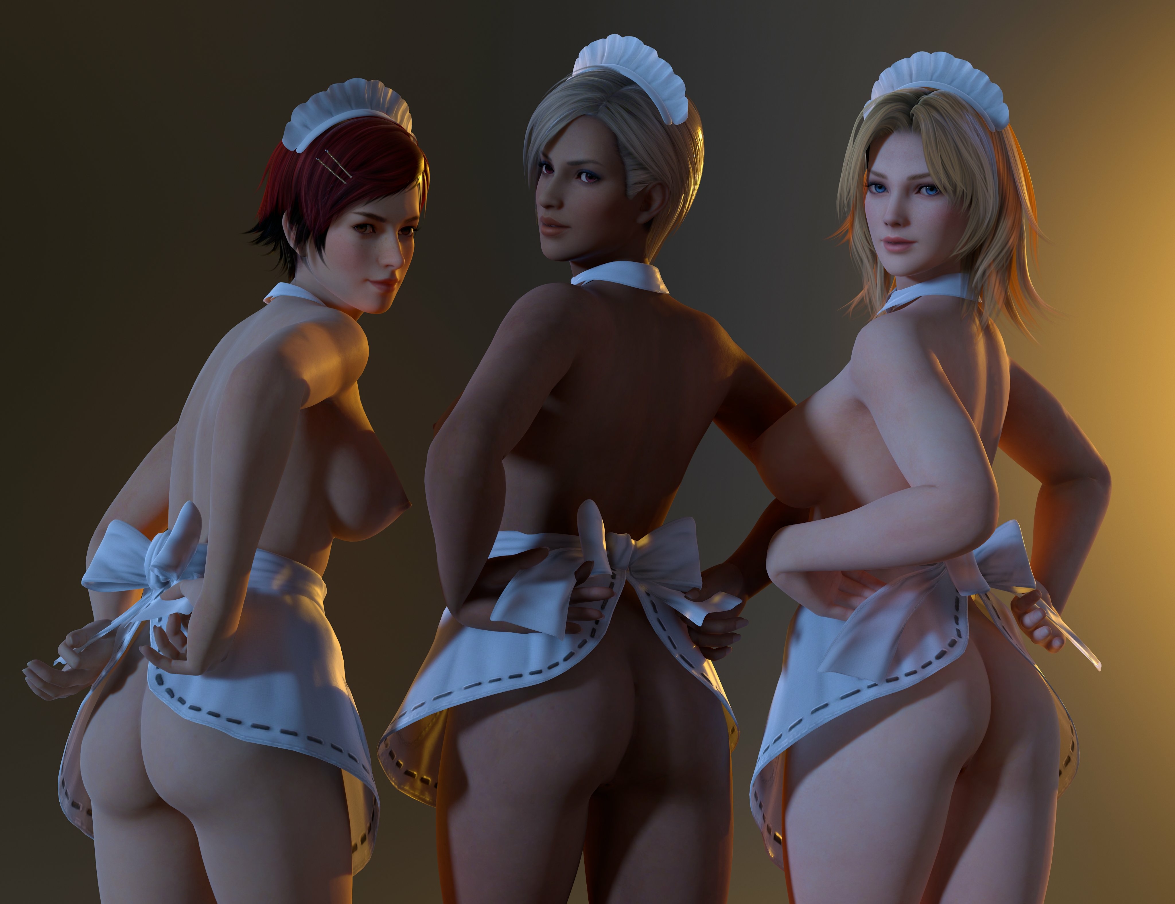 delicious ladies Mila (dead Or Alive) Lisa (dead Or Alive) Tina Armstrong Dead Or Alive Back View Nipples Lingerie Bikini Ass Boobs Natural Boobs Horny Face Horny Sexy 3d Porn Sfw