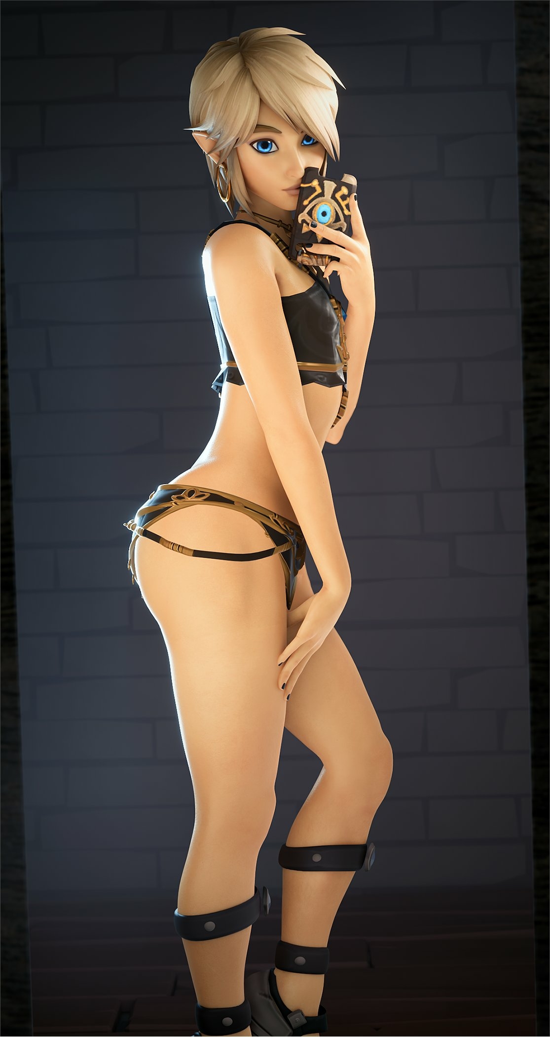 link in lingerie Link Legend Of Zelda Lingerie Sfw Side View Sexy Fully Naked 3d Porn