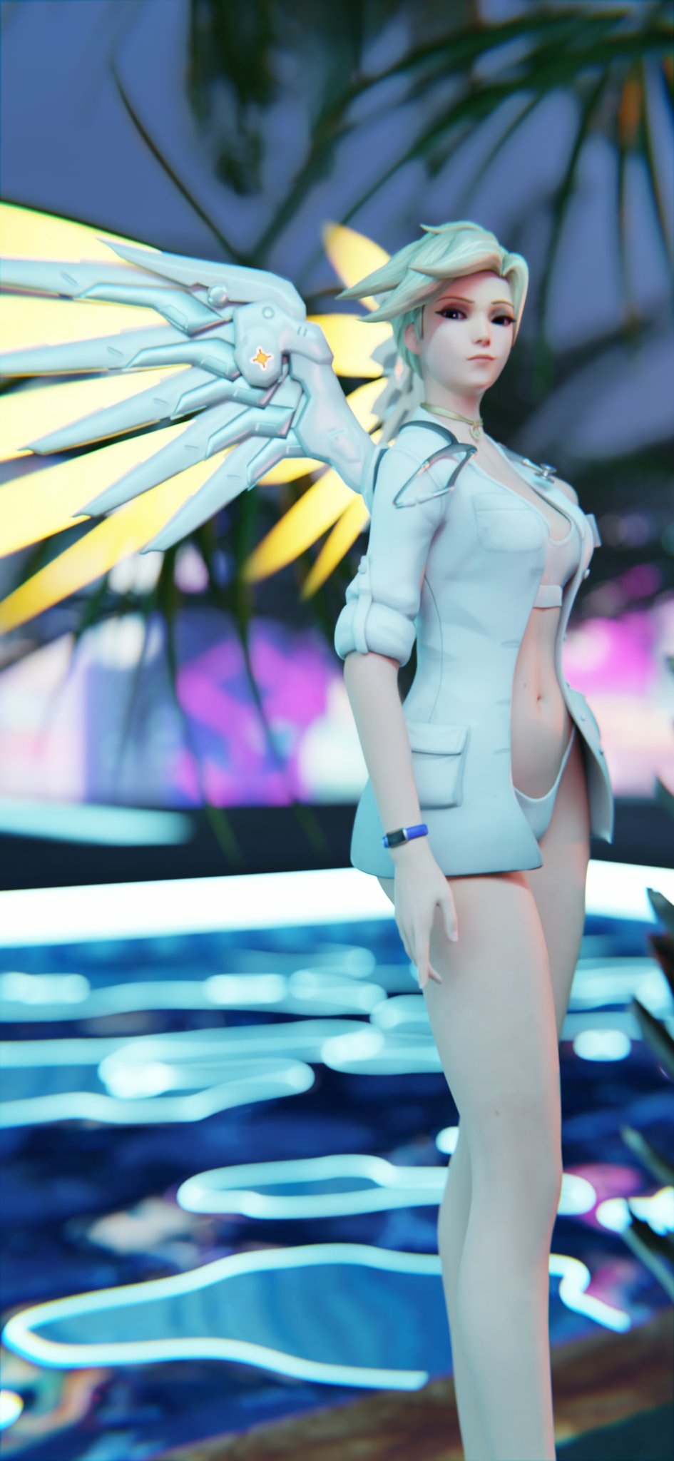 Mercyyyyy Mercy Overwatch Ass Sexy Horny Face Bikini Lingerie Boobs Sfw 3d Porn