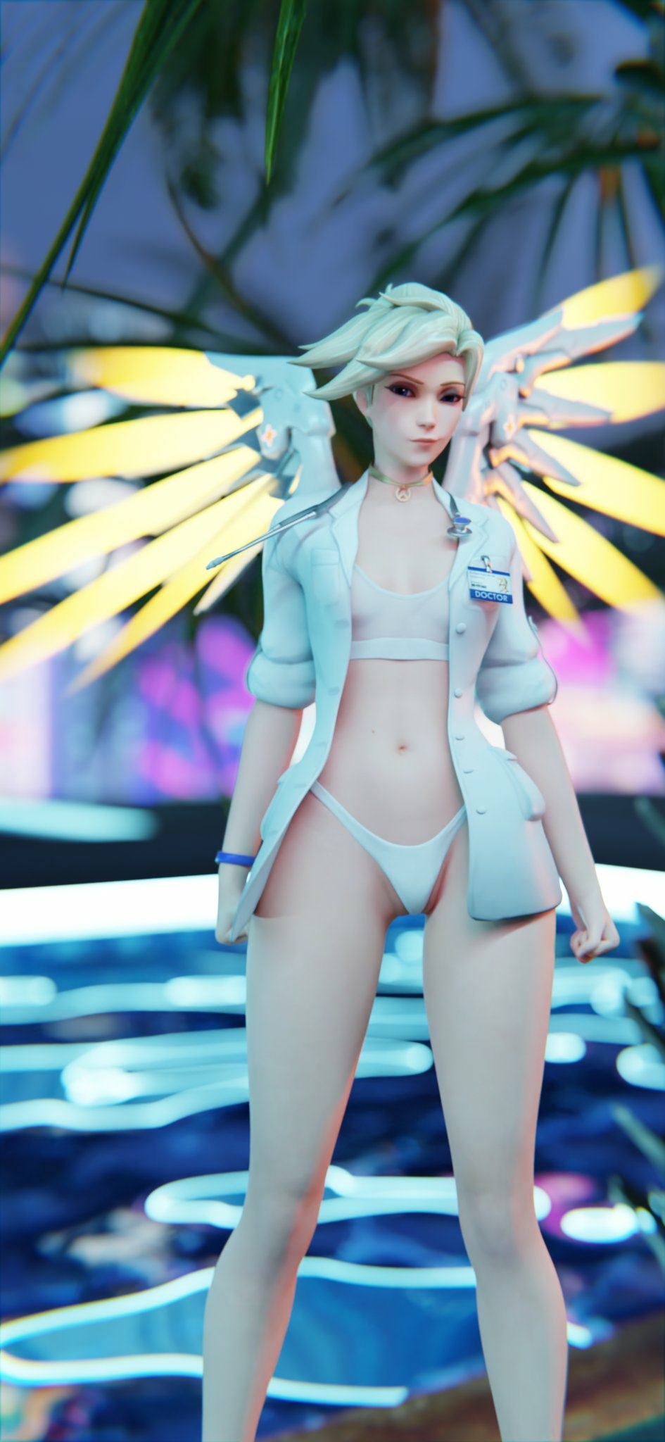 Mercyyyyy Mercy Overwatch Ass Sexy Horny Face Bikini Lingerie Boobs Sfw 3d Porn 2