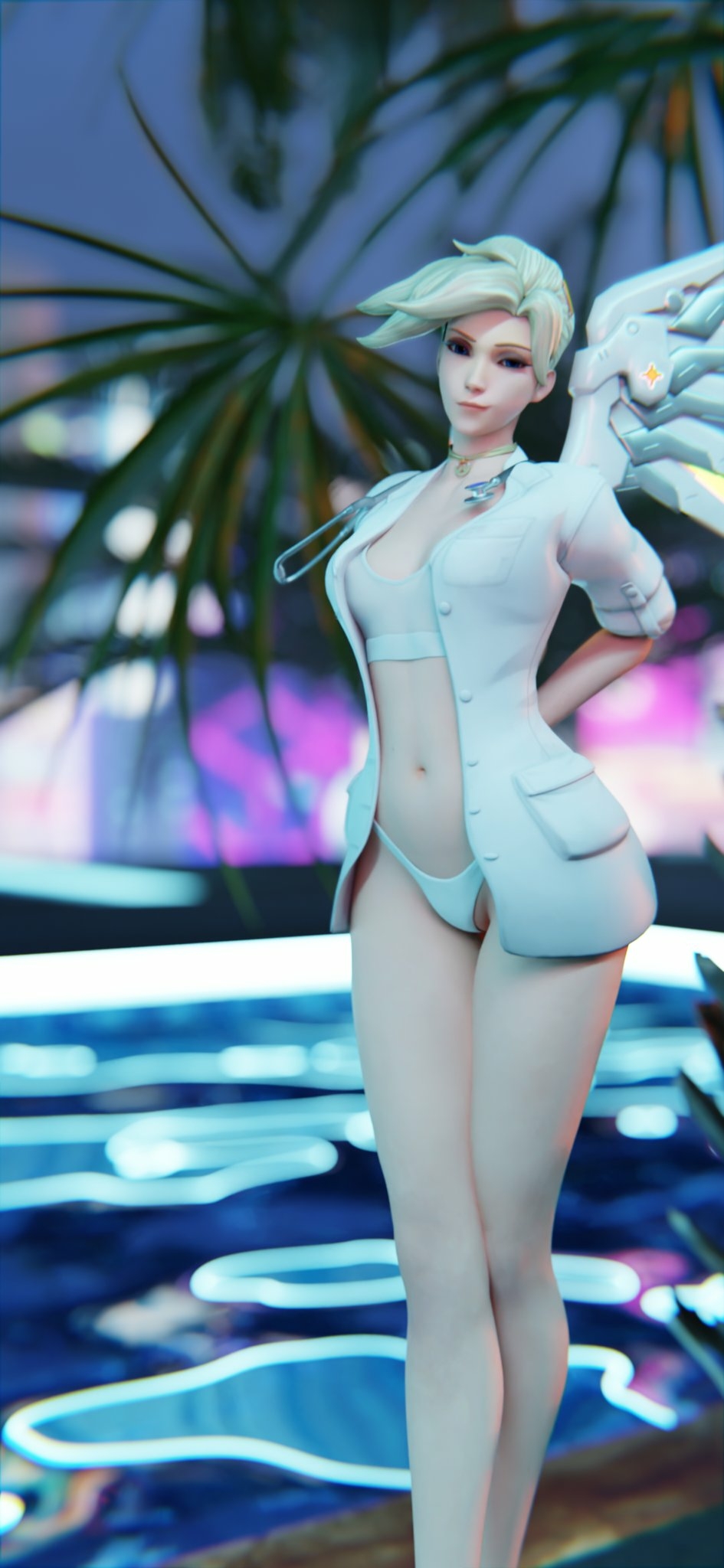 Mercyyyyy Mercy Overwatch Ass Sexy Horny Face Bikini Lingerie Boobs Sfw 3d Porn 3