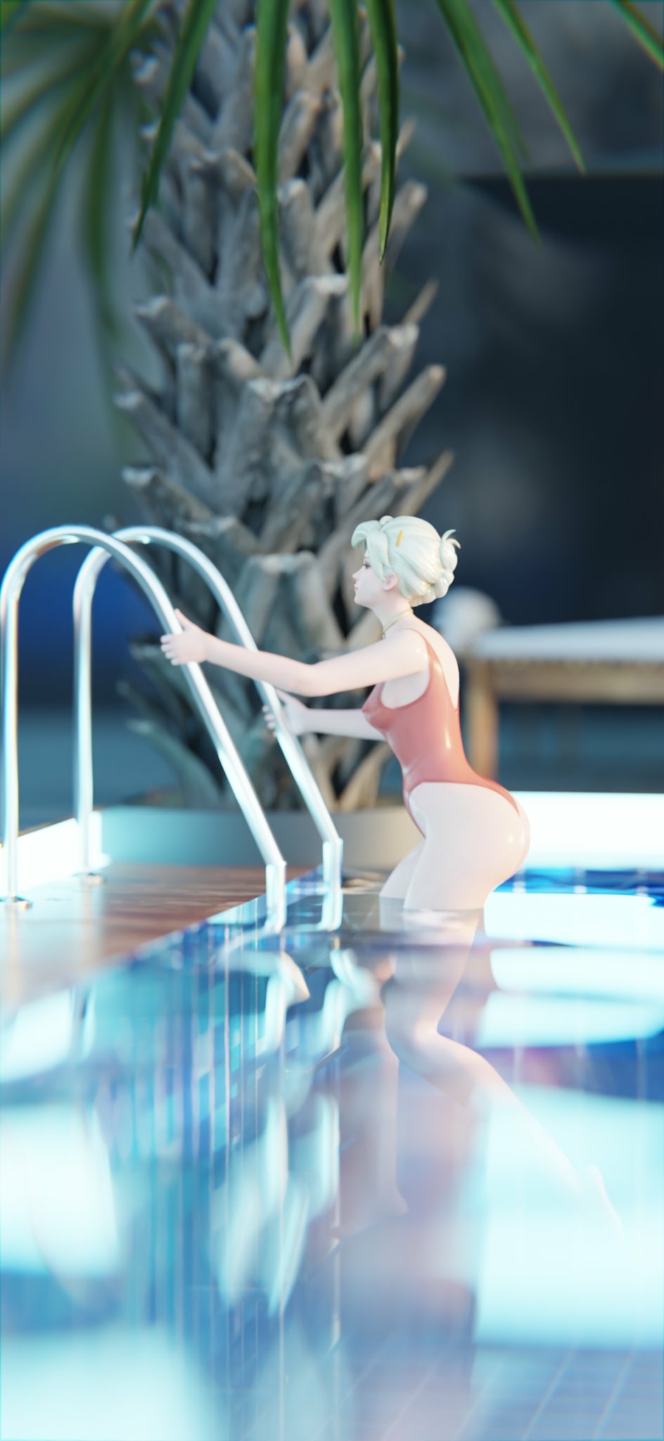 Mercyyyyy Mercy Overwatch Ass Sexy Horny Face Bikini Lingerie Boobs Sfw 3d Porn 4