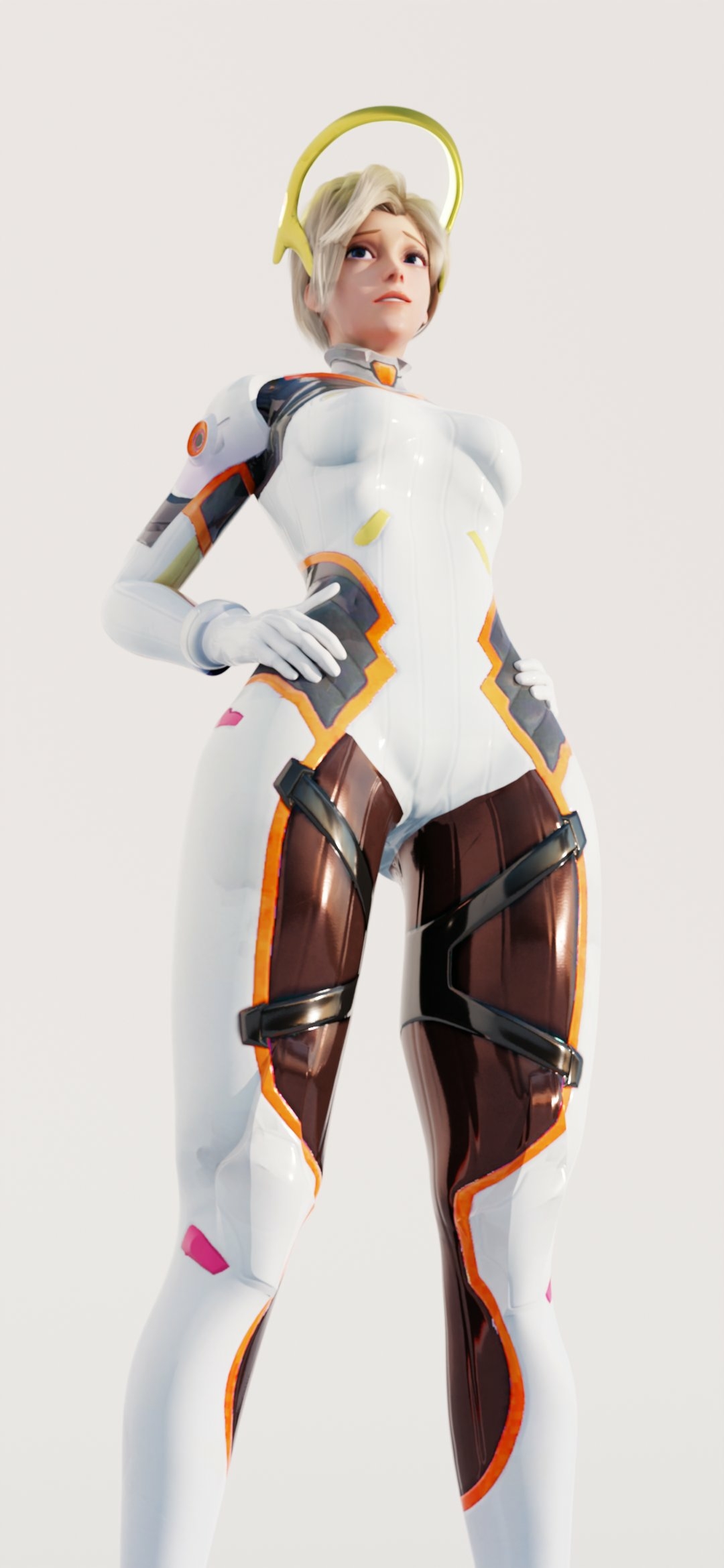 I saw a drawing of Mercy in Dva s suit but i couldn t find it anymore so i went on form memory. Mercy Overwatch Sfw Sexy Horny Face Horny Perfect Body Boobs 3d Porn